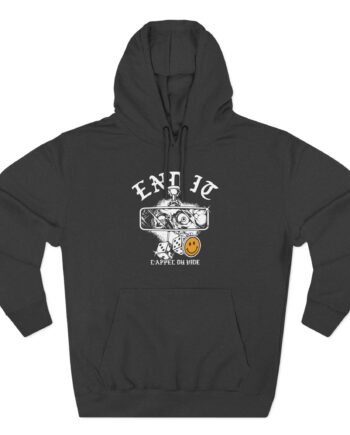 End It Mirror Smile Three-Panel Fleece Hoodie