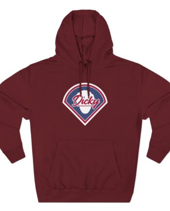 Lil Dicky Fanatic Burgundy Three-Panel Fleece Hoodie