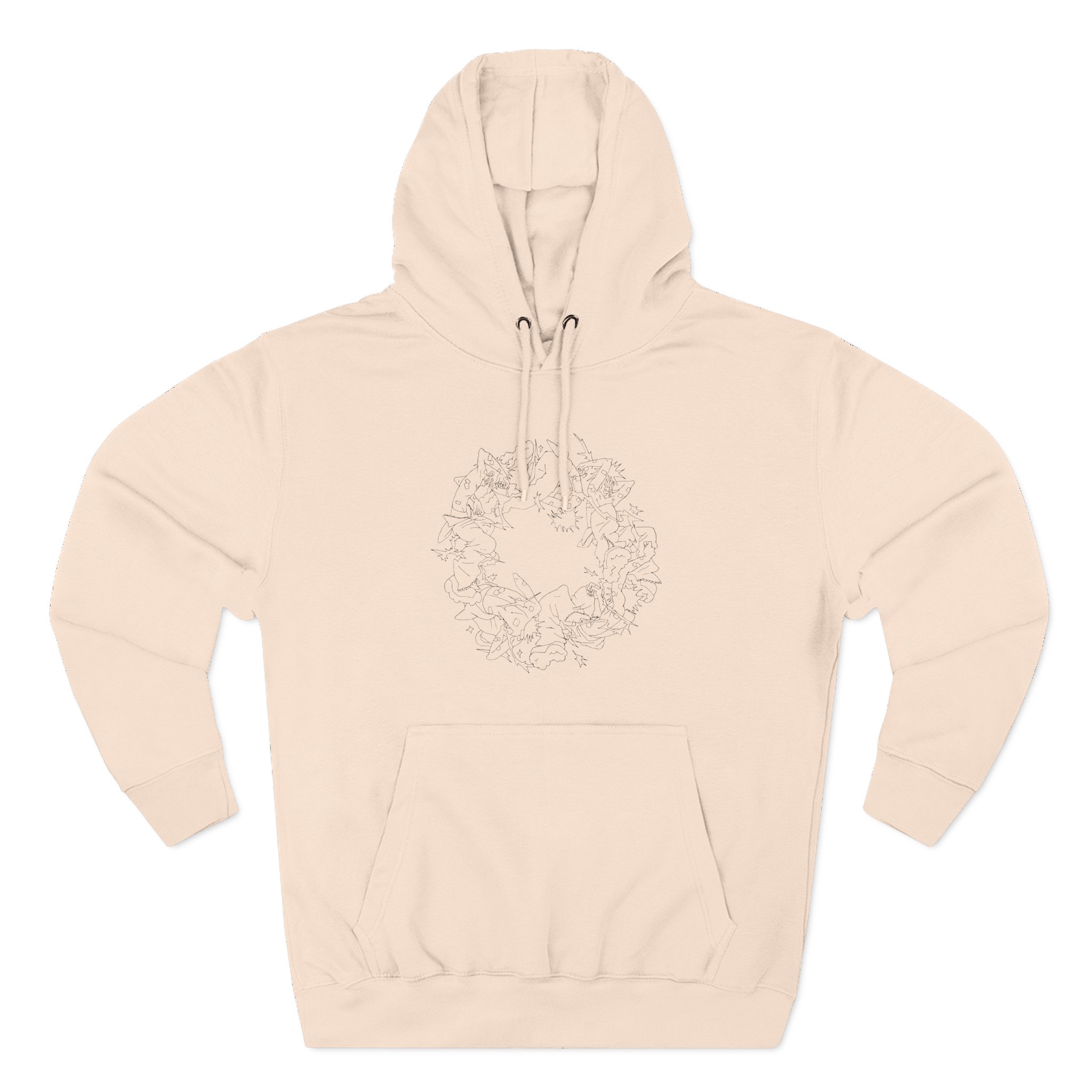 Ecco2k in the Flesh Three-Panel Fleece Hoodie