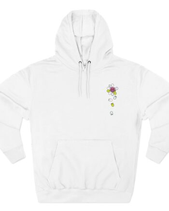 Rubius Loves Me, Loves Me Not Three-Panel Fleece Hoodie