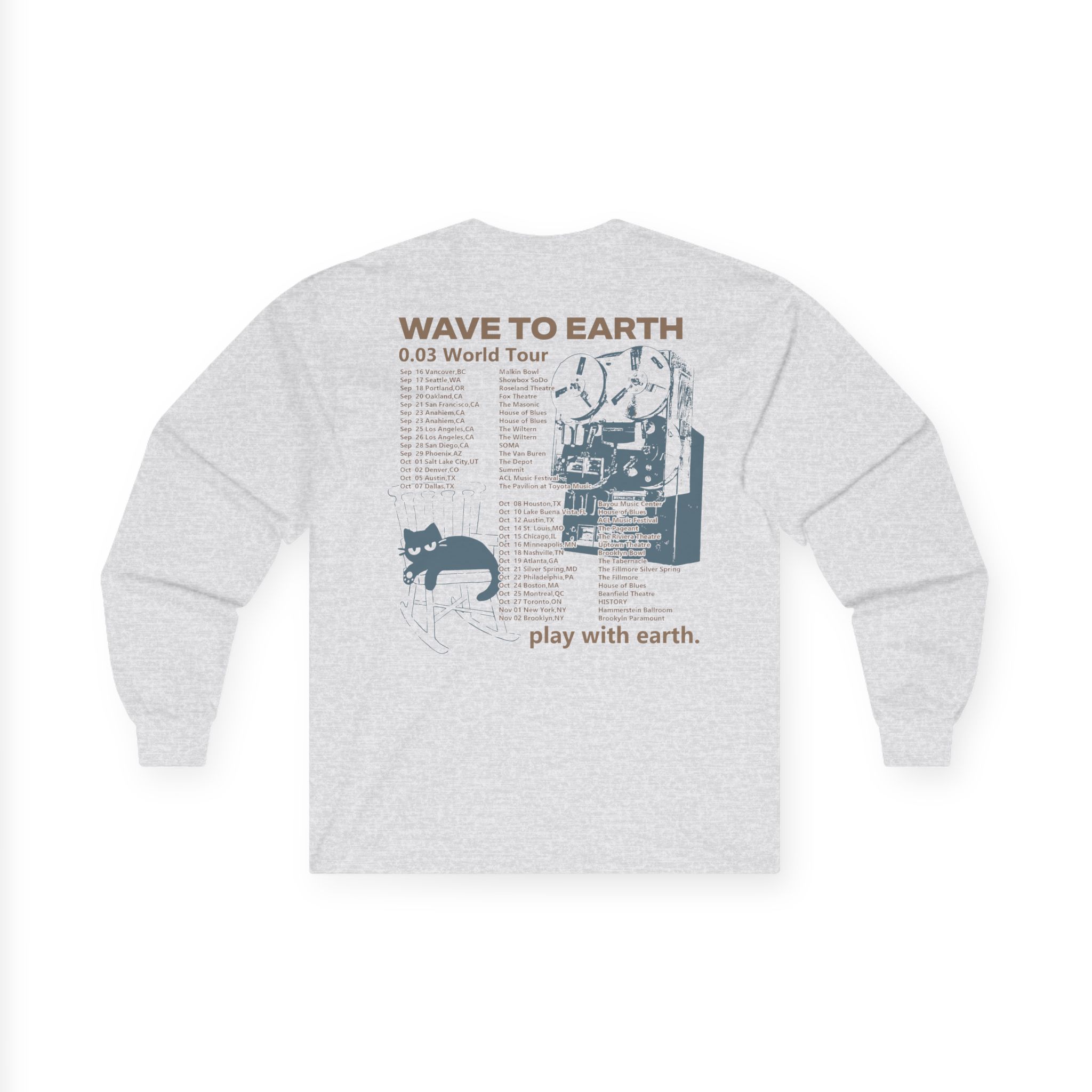 Wave to Earth 0.03 Na Tour Unisex Ultra Cotton Long Sleeve Tee
