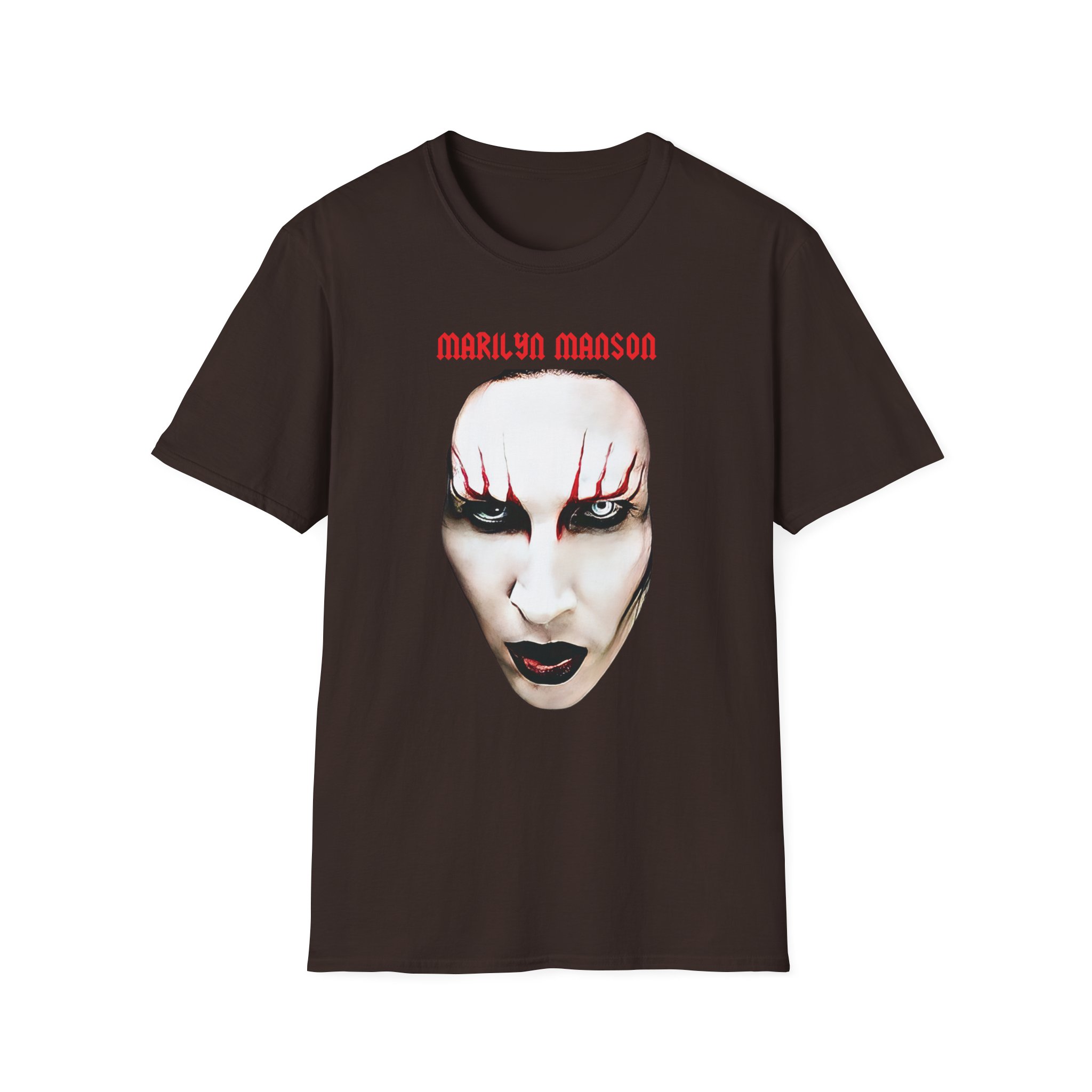 Marilyn Manson Red Lips Unisex Softstyle T-Shirt
