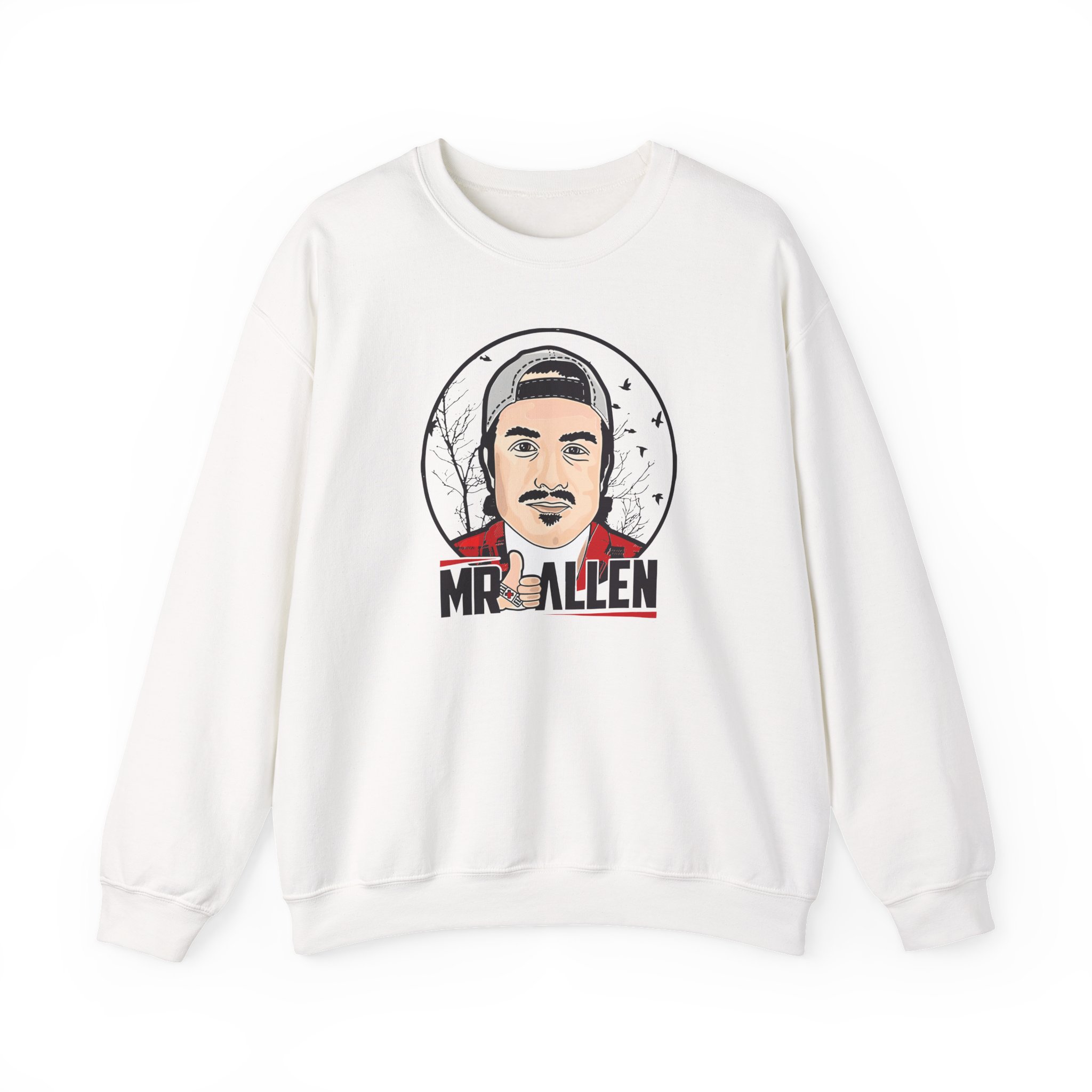 Mrballen Like Button Unisex Heavy Blendâ„¢ Crewneck Sweatshirt