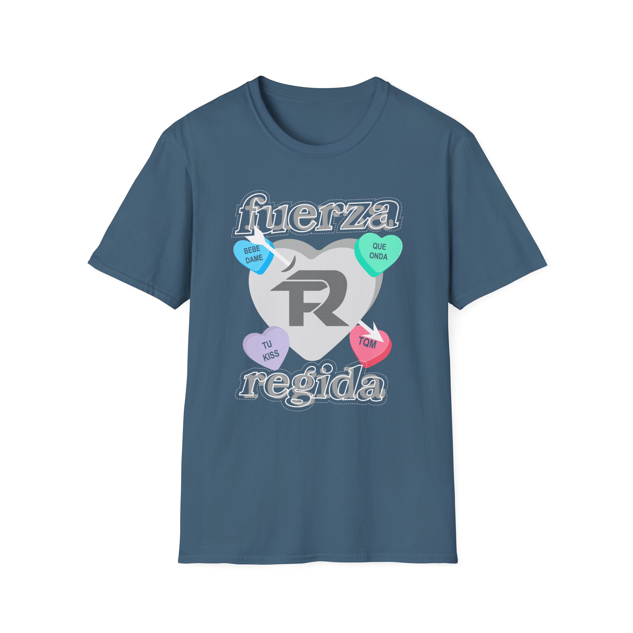 Fuerza Regida Candy Hearts Unisex Softstyle T-Shirt