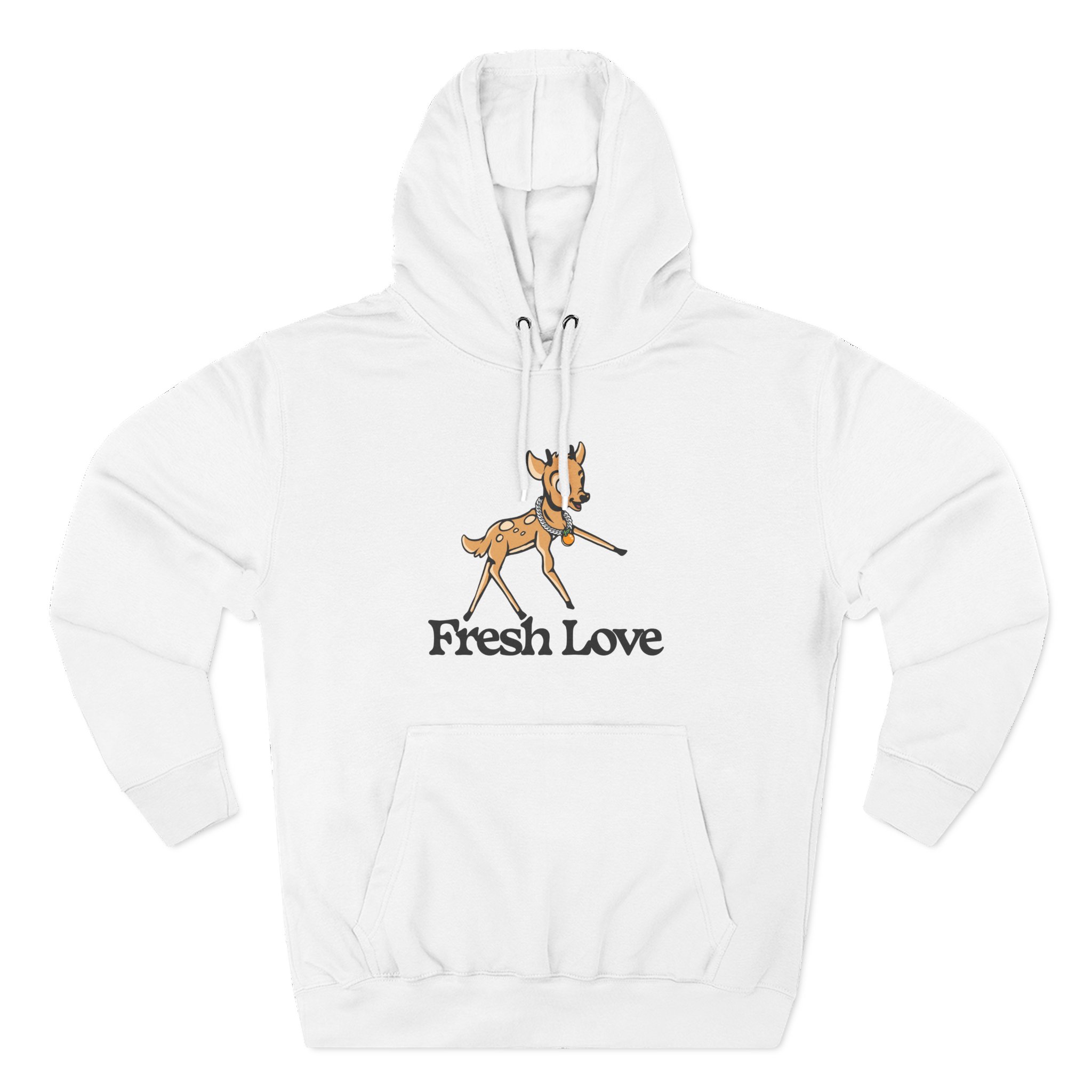 Fresh Love Bambi Three-Panel Fleece Hoodie