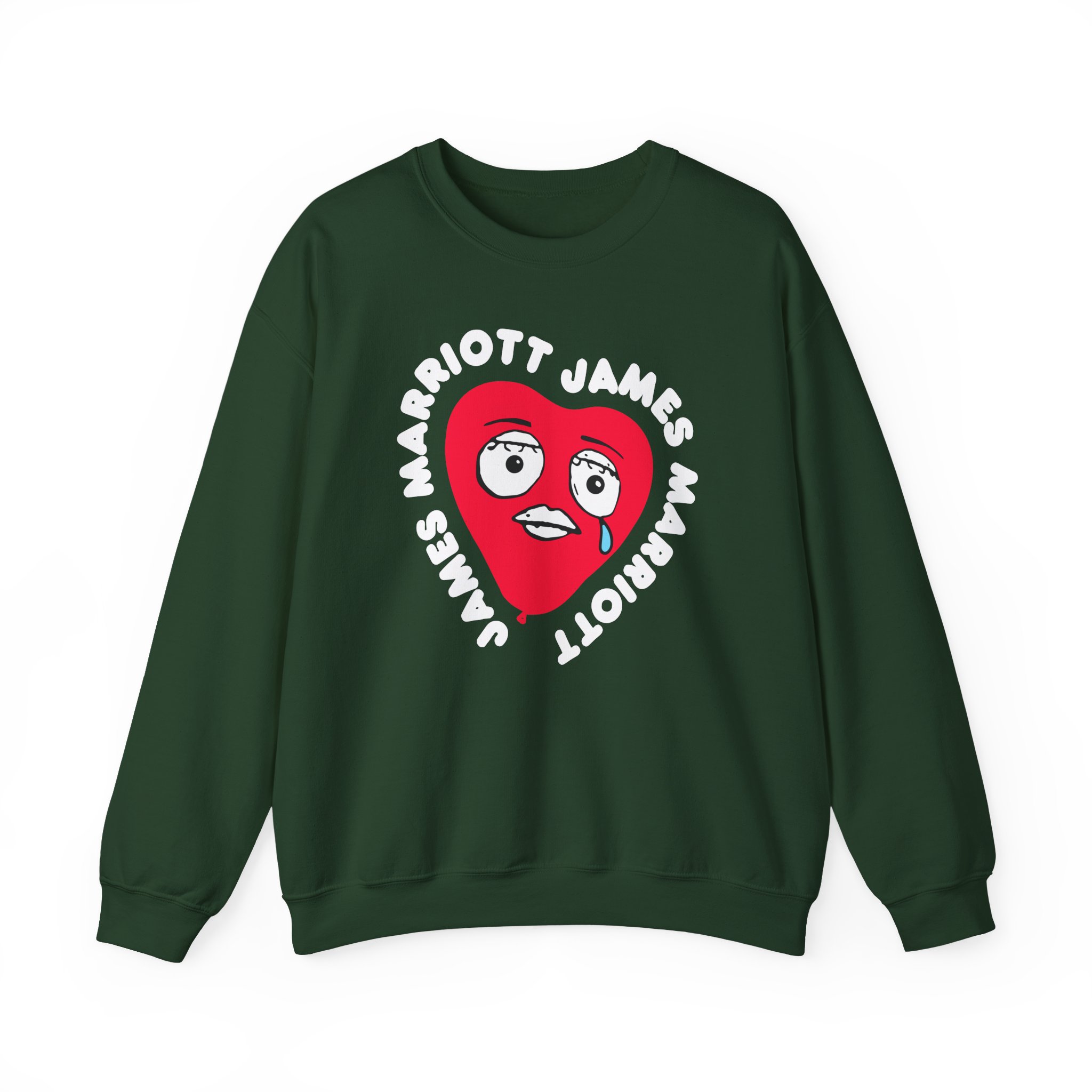 James Marriott Are We There Yet Heart Unisex Heavy Blendâ„¢ Crewneck Sweatshirt