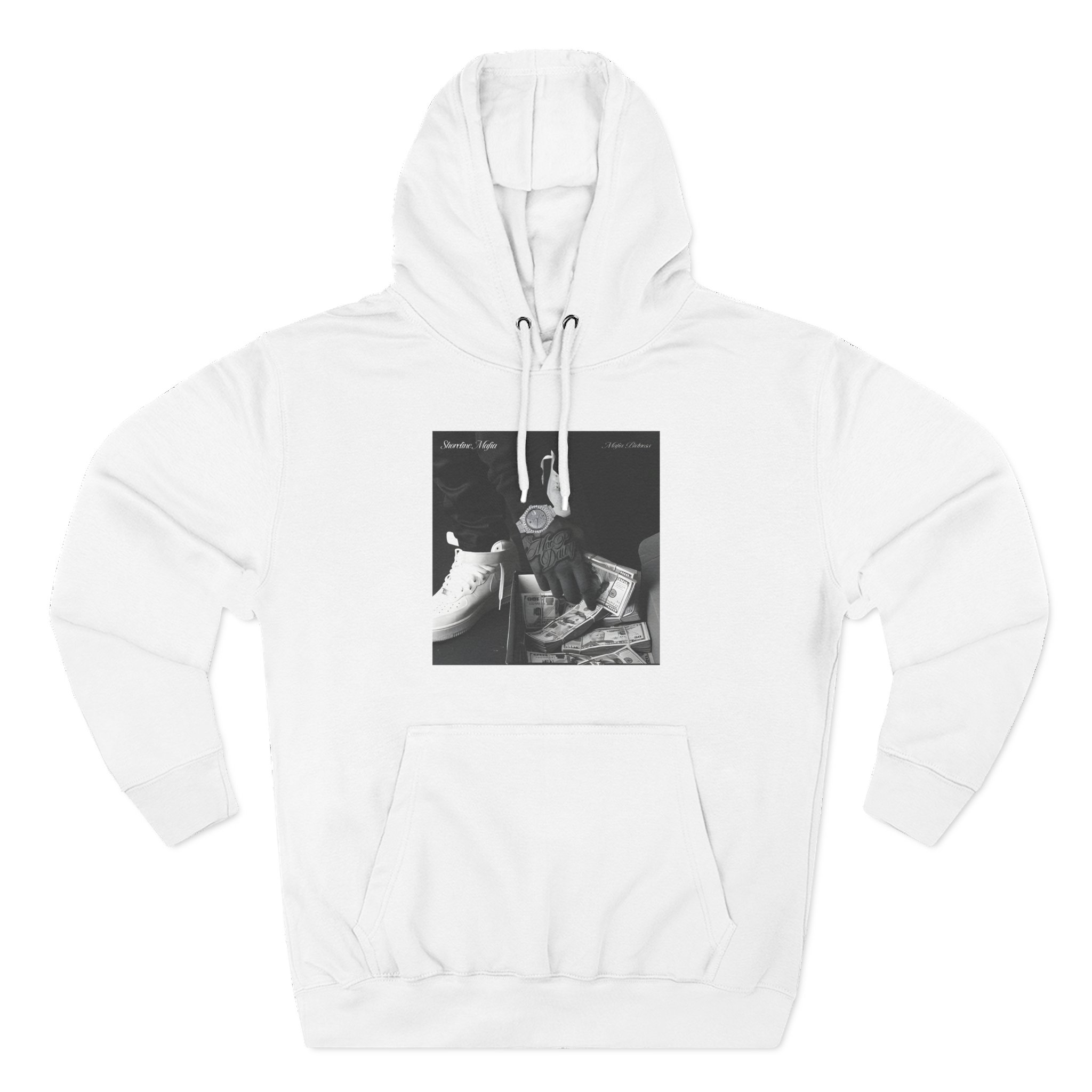 Shoreline Mafia Album Cover Three-Panel Fleece Hoodie