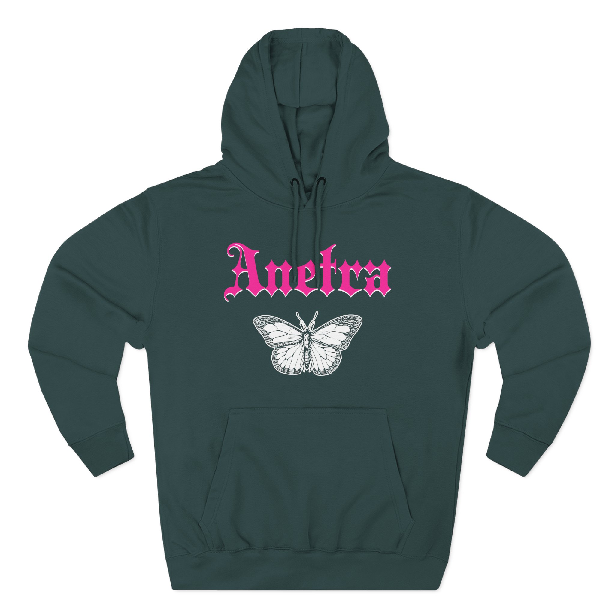 Anetra Three-Panel Fleece Hoodie