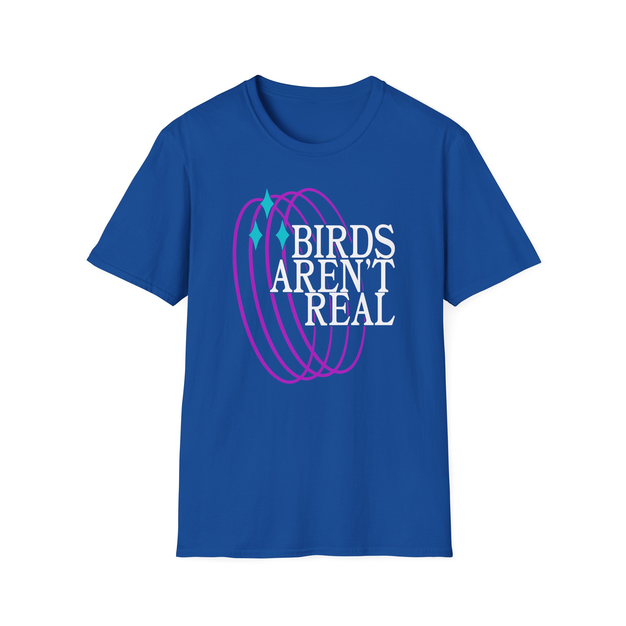Birds Arent Real Unisex Softstyle T-Shirt