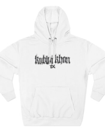 Kublai Khan - Let the Balls Swing Natural Three-Panel Fleece Hoodie