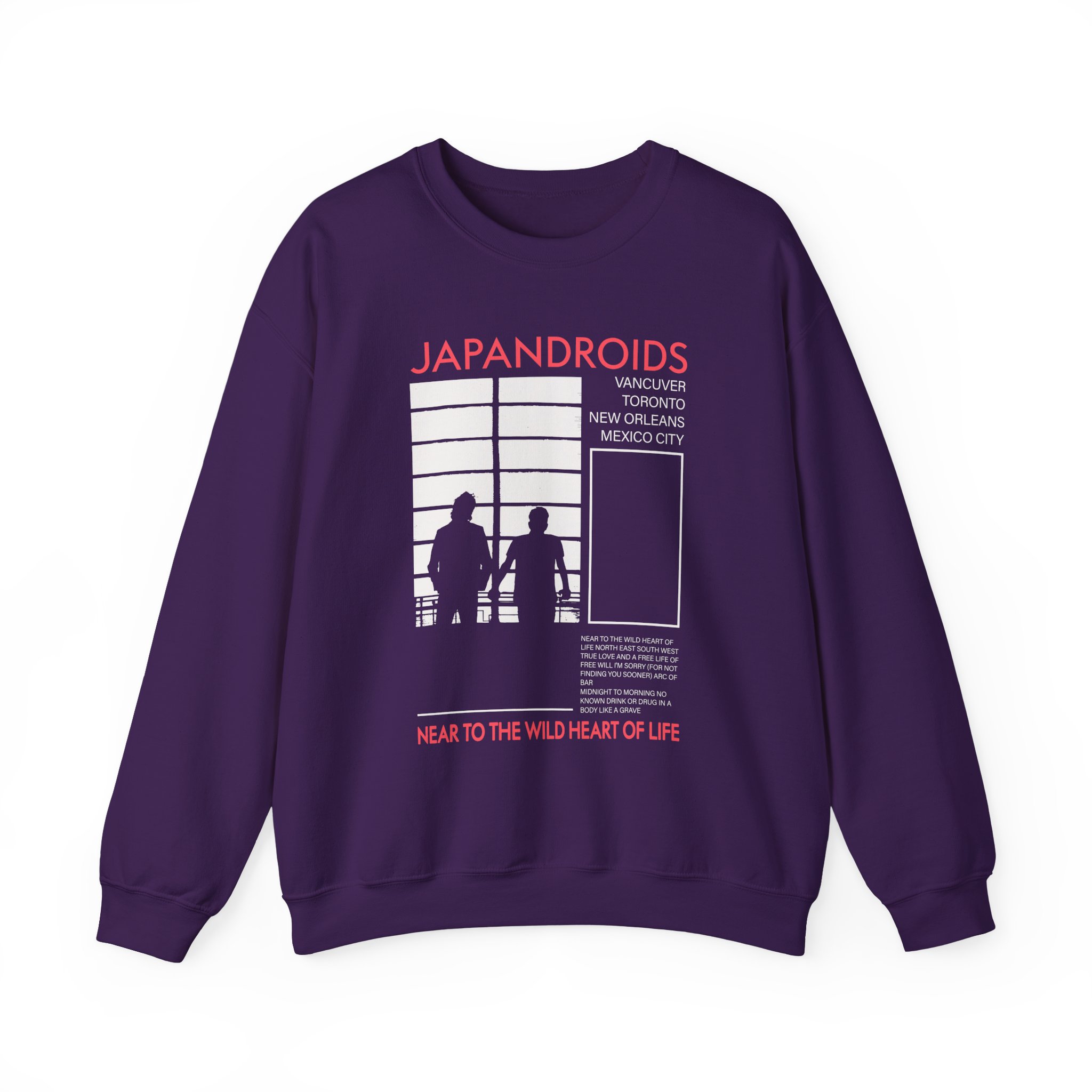 Japandroids Unisex Heavy Blendâ„¢ Crewneck Sweatshirt