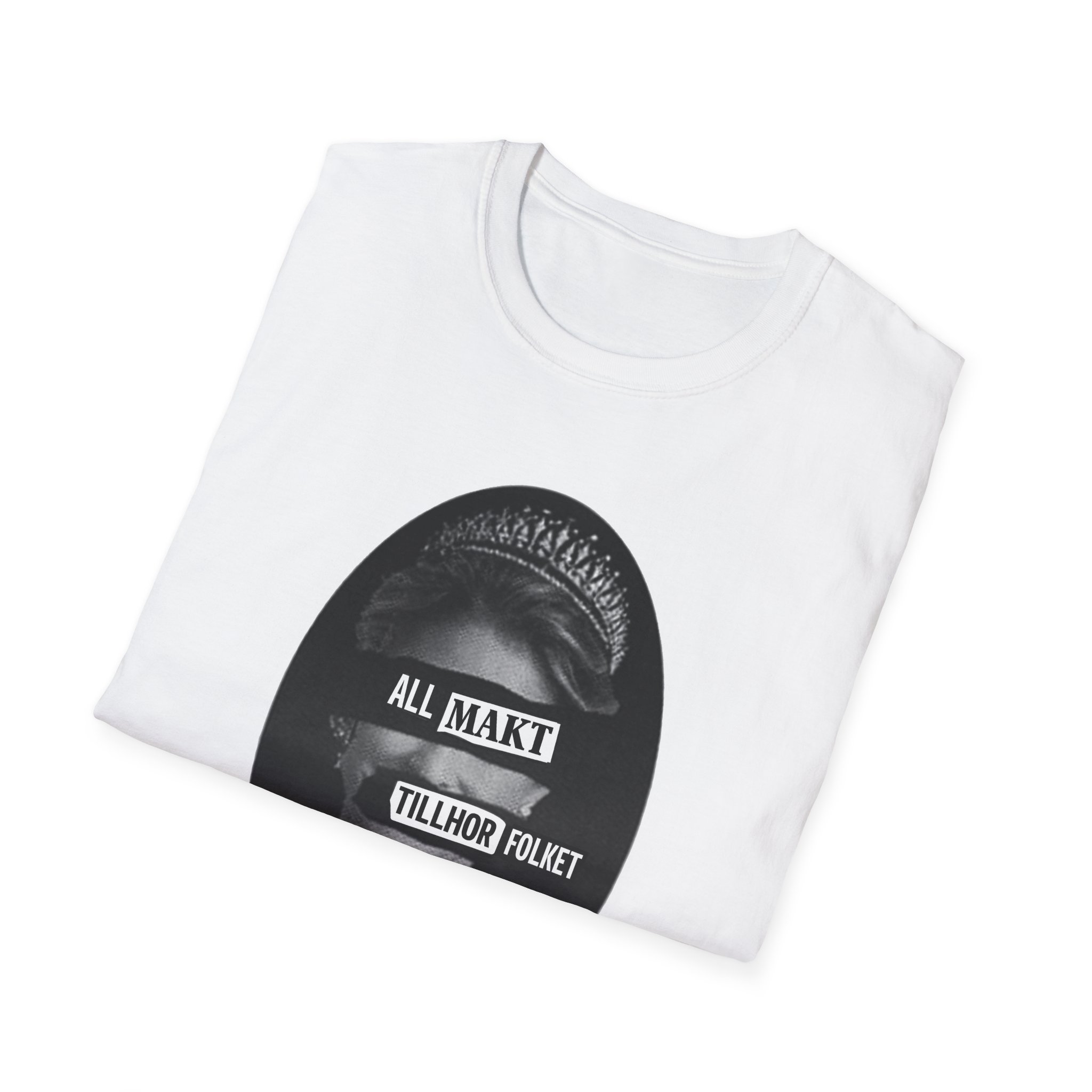 Hov1 All Makt Tillh’r Folket Unisex Softstyle T-Shirt