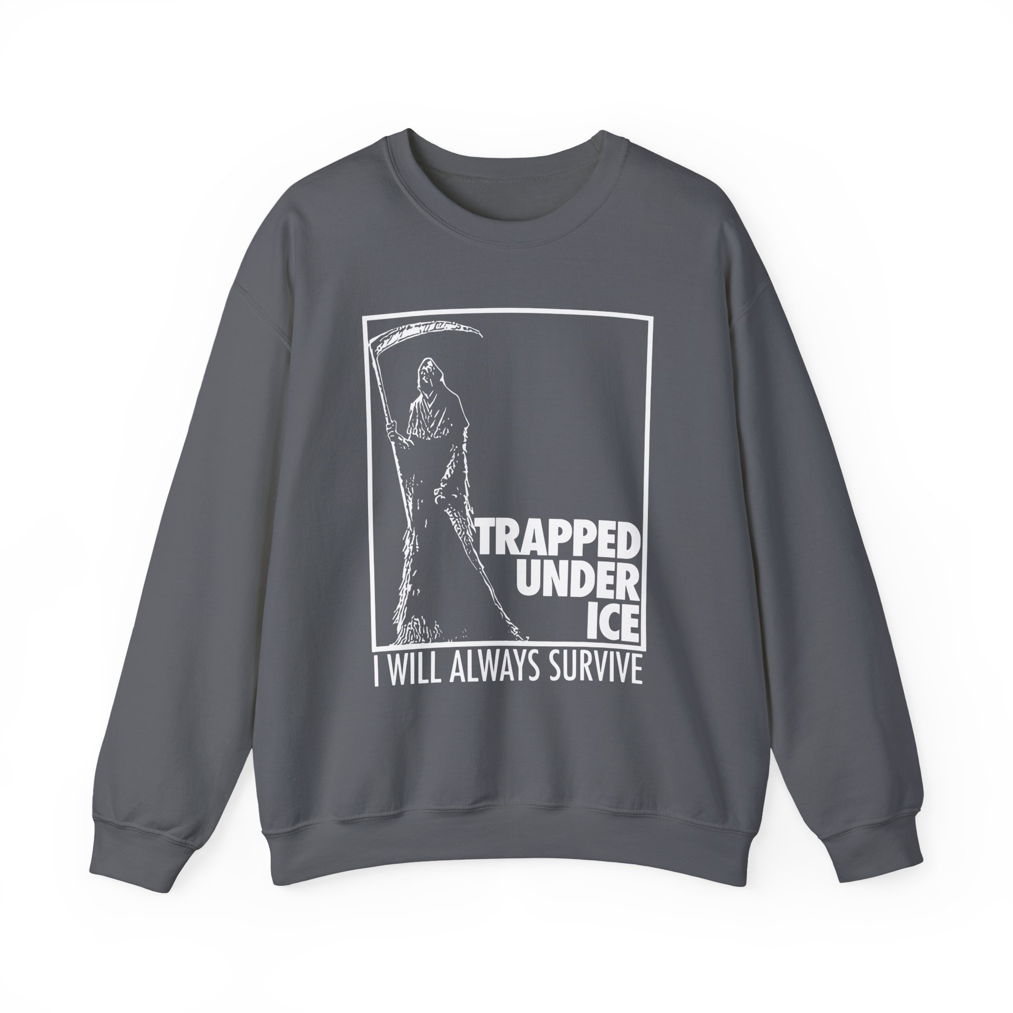 Trapped Under Ice Reaper Unisex Heavy Blend Crewneck Sweatshirt