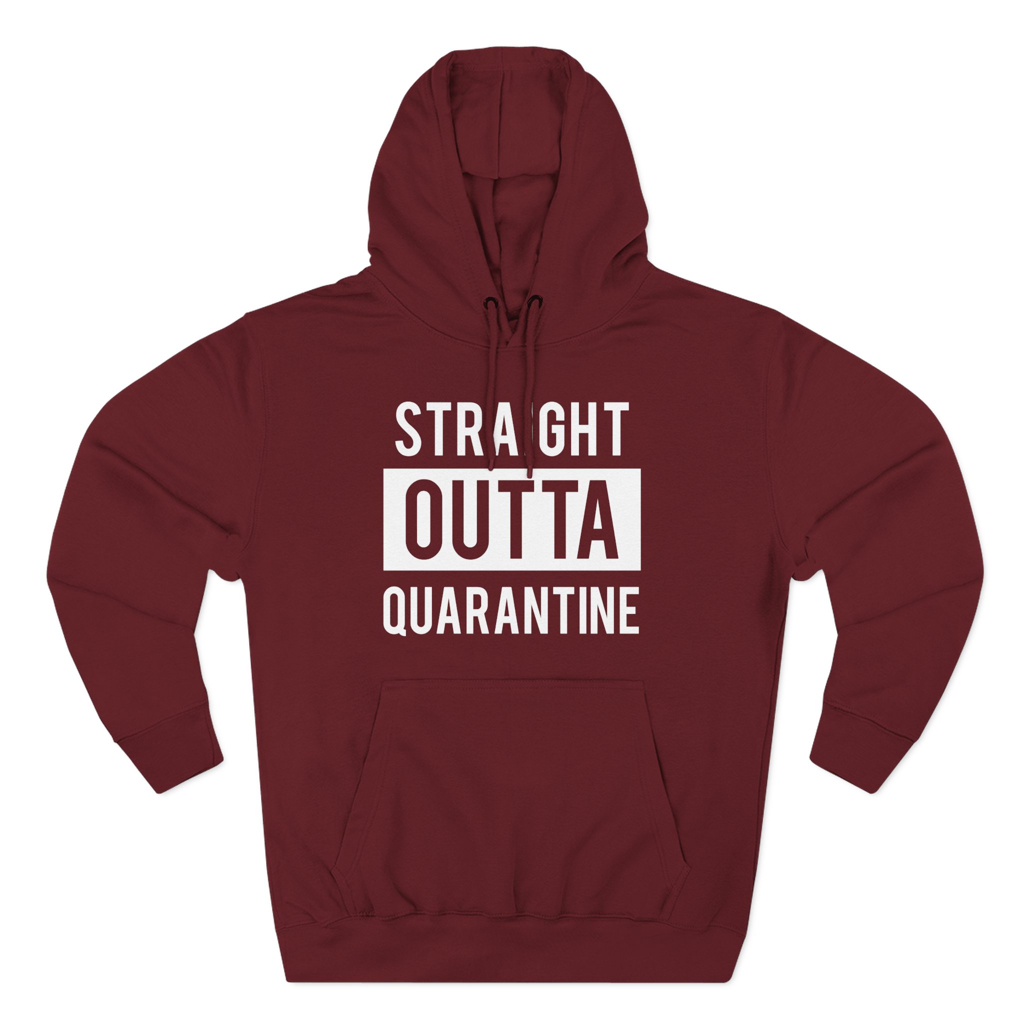 NWA Straight Outta Quarantine Three-Panel Fleece Hoodie