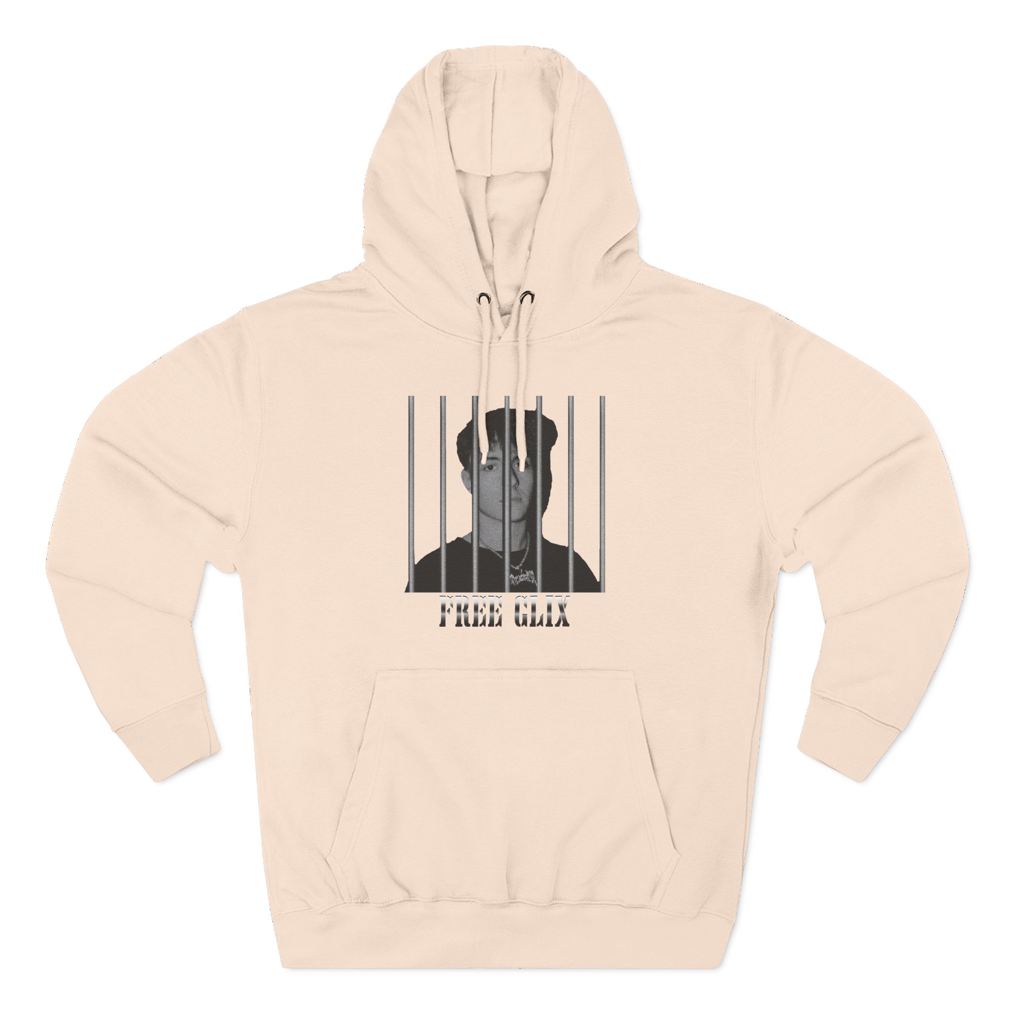 Free Clix Three-Panel Fleece Hoodie