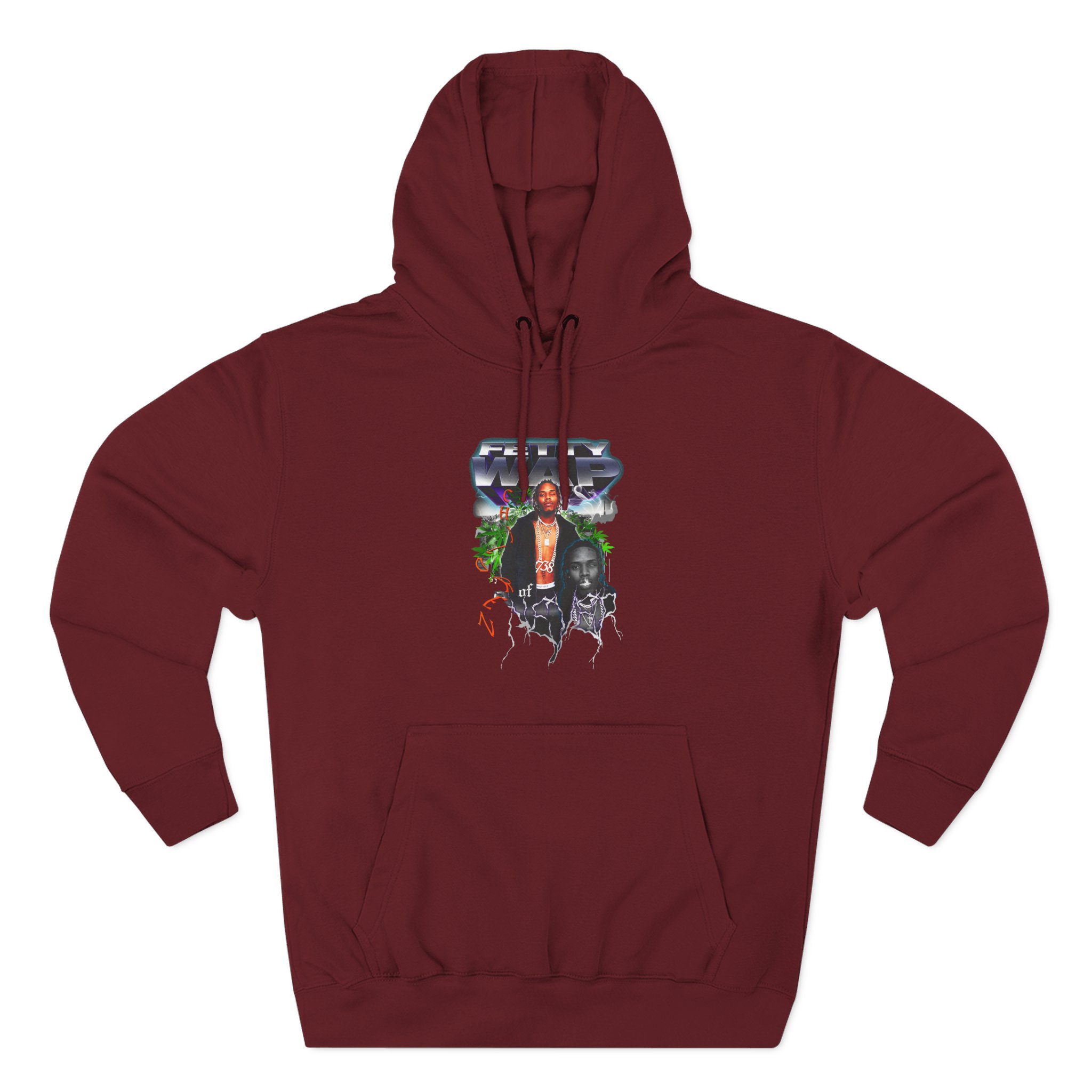 Fetty Wap Three-Panel Fleece Hoodie