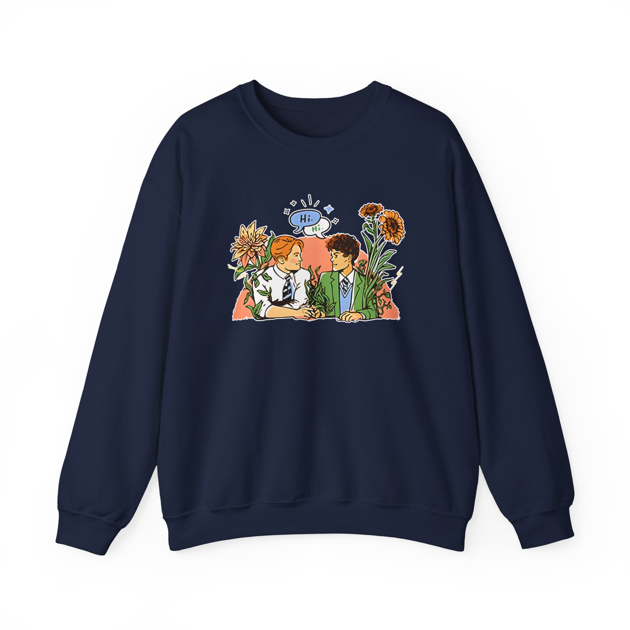 Heartstopper Nick & Charlie Unisex Heavy Blendâ„¢ Crewneck Sweatshirt