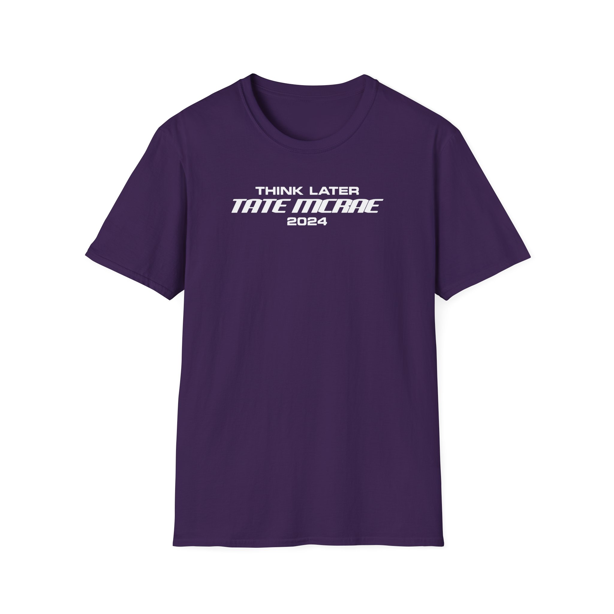Tate Mcrae Think Later Unisex Softstyle T-Shirt
