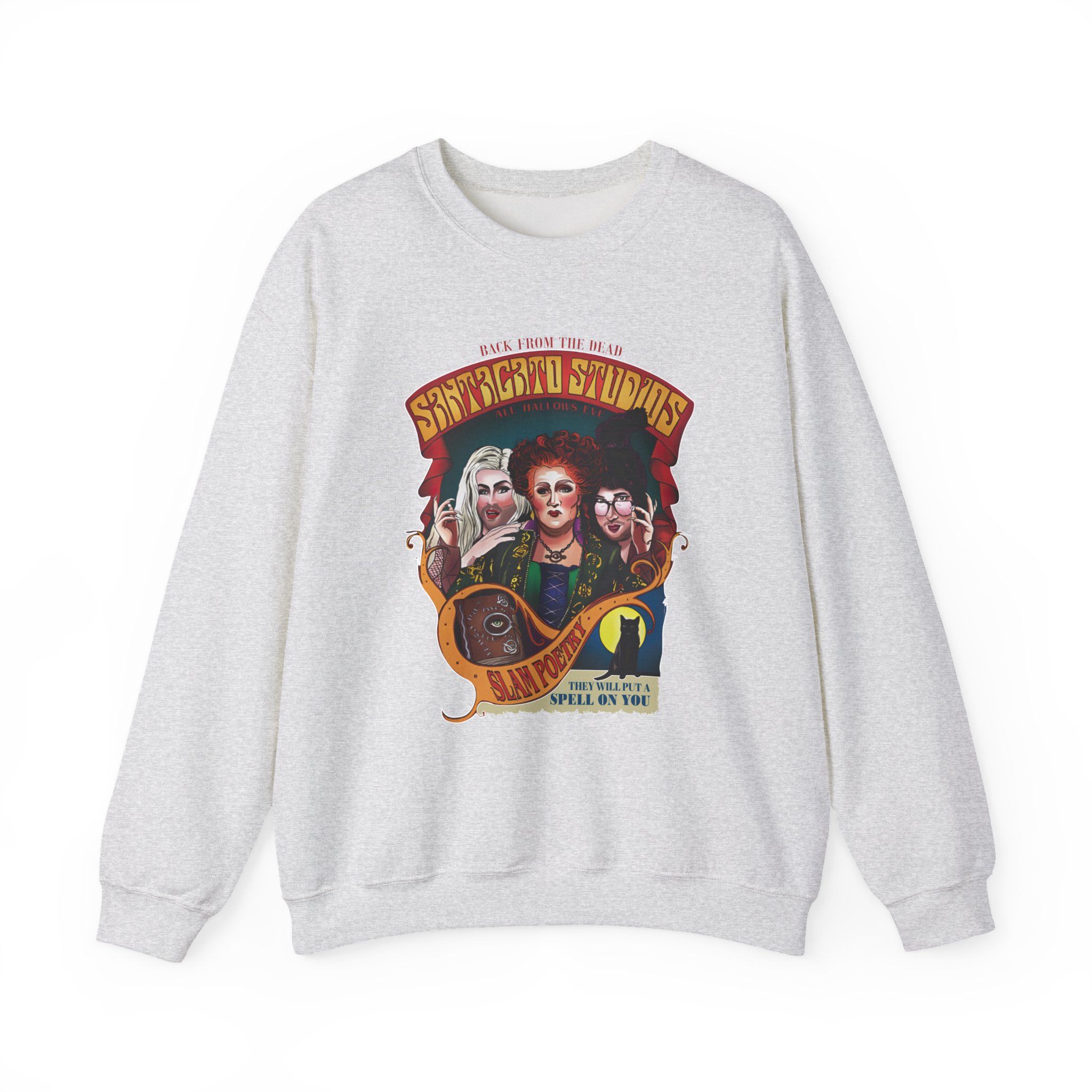 The Basement Yard Hocus Pocus Slam Poetry Unisex Heavy Blendâ„¢ Crewneck Sweatshirt