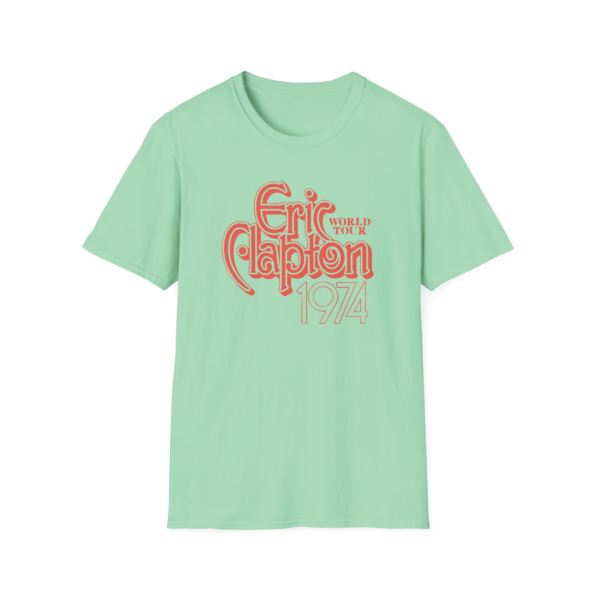 Eric Clapton World Tour 1974 Unisex Softstyle T-Shirt