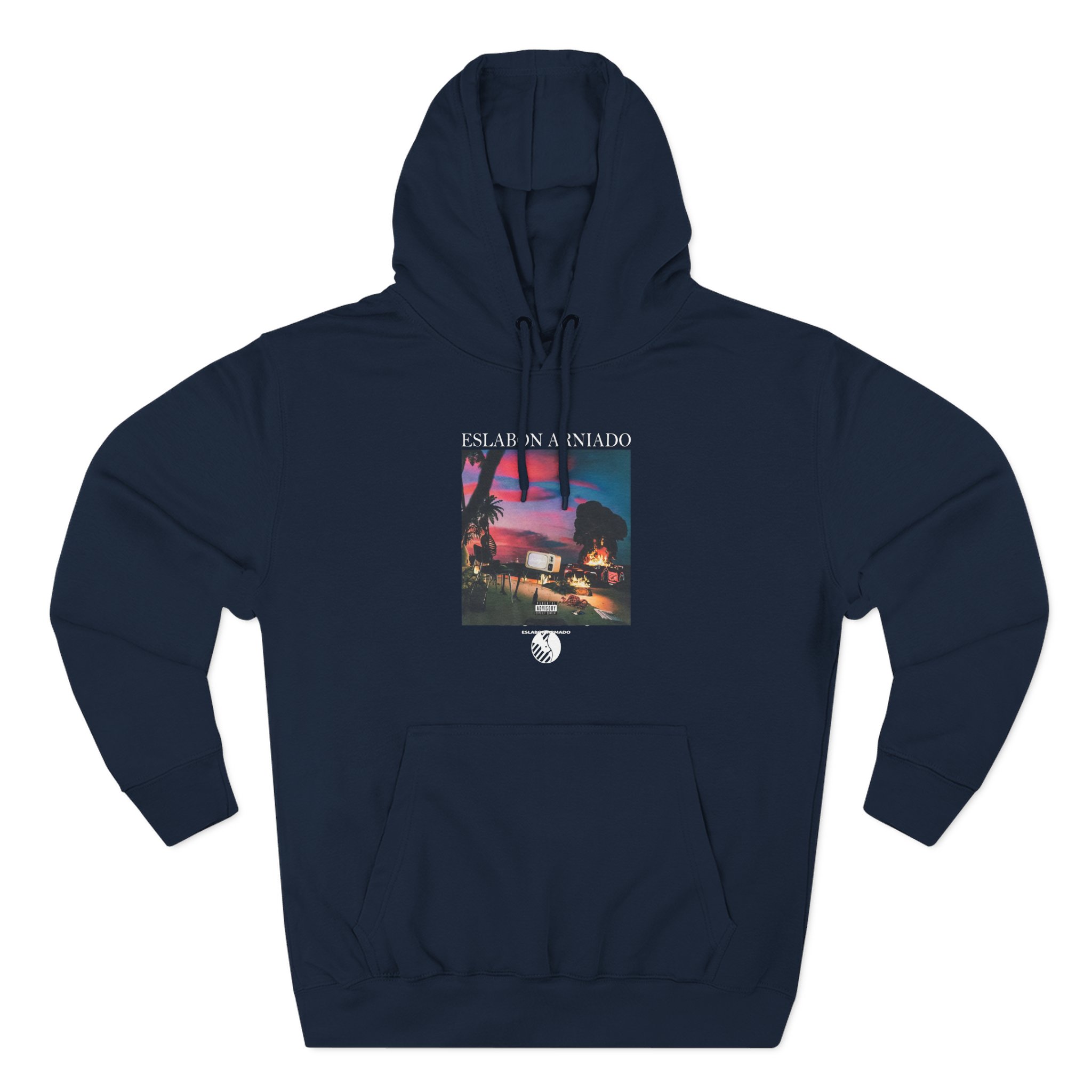 Eslabon Armado Nostalgia Album Three-Panel Fleece Hoodie