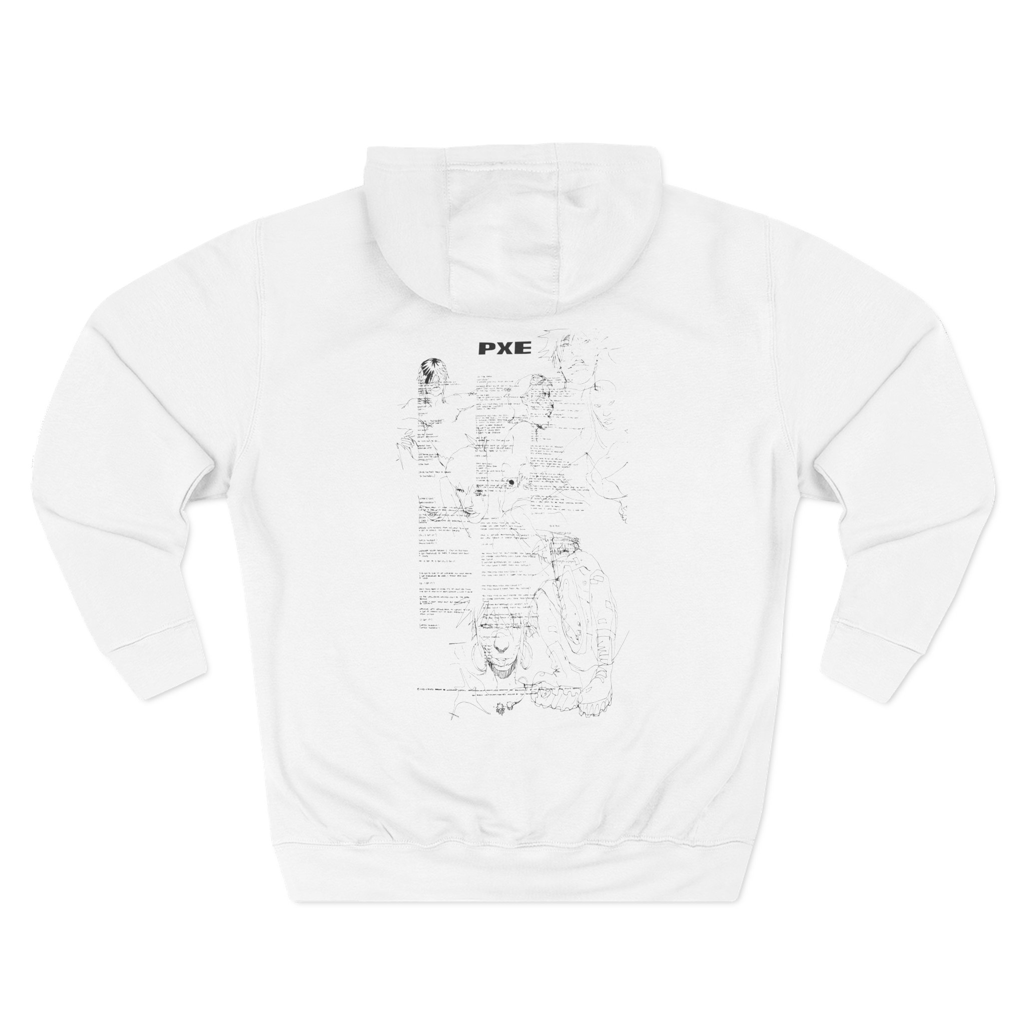 Ecco2k in the Flesh Three-Panel Fleece Hoodie