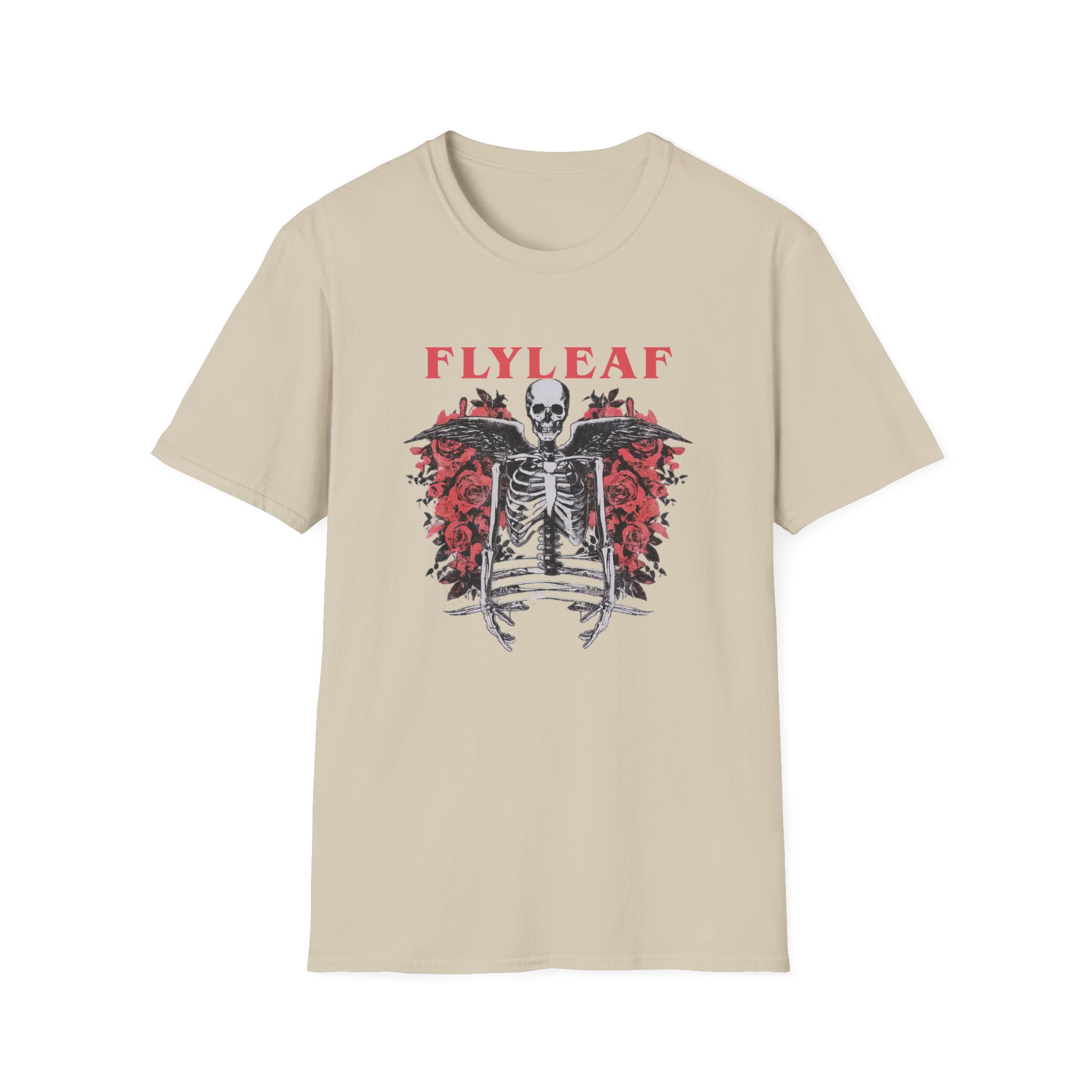 Flyleaf Skeleton Angel Unisex Softstyle T-Shirt