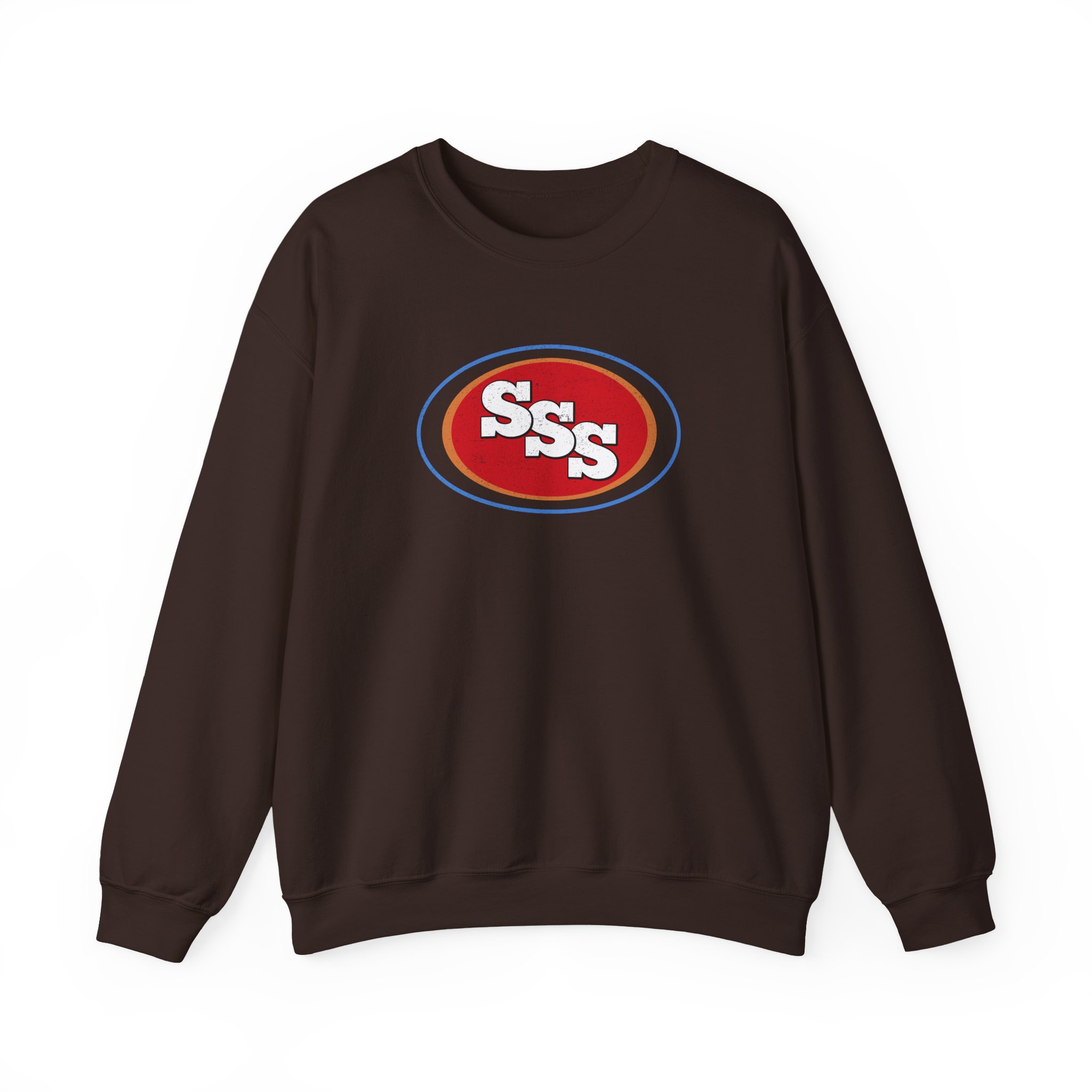 Seasick Steve Sss Oval Acid Unisex Heavy Blendâ„¢ Crewneck Sweatshirt