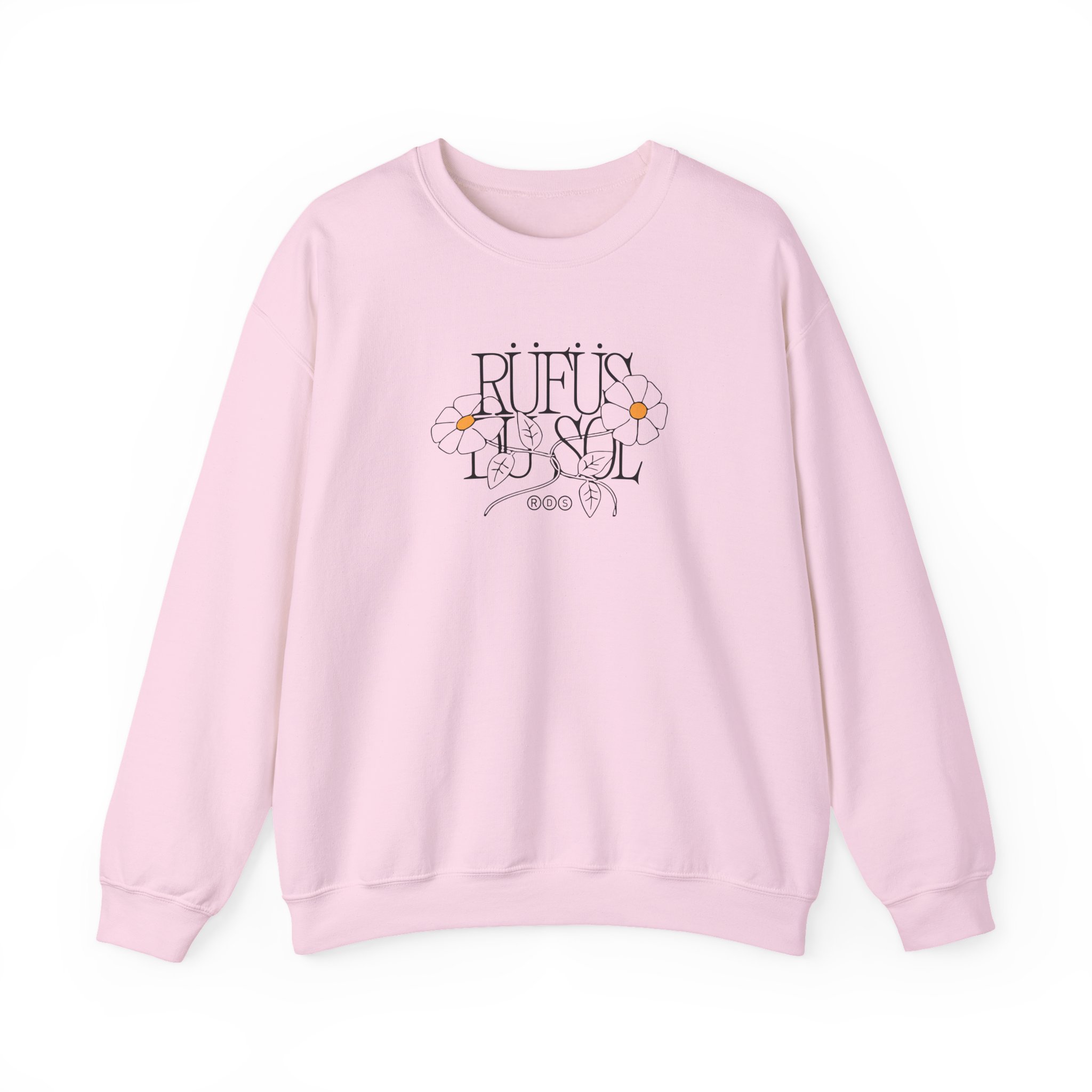 Rufus Du Sol Flower Ecru Unisex Heavy Blendâ„¢ Crewneck Sweatshirt