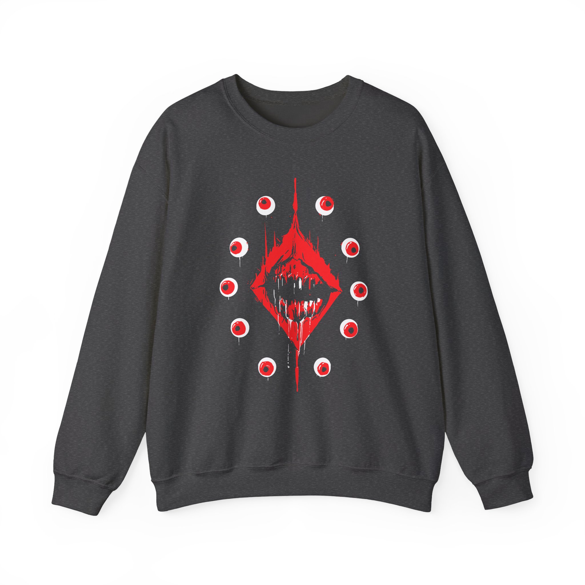 Ultrakill Eyeballs Unisex Heavy Blendâ„¢ Crewneck Sweatshirt