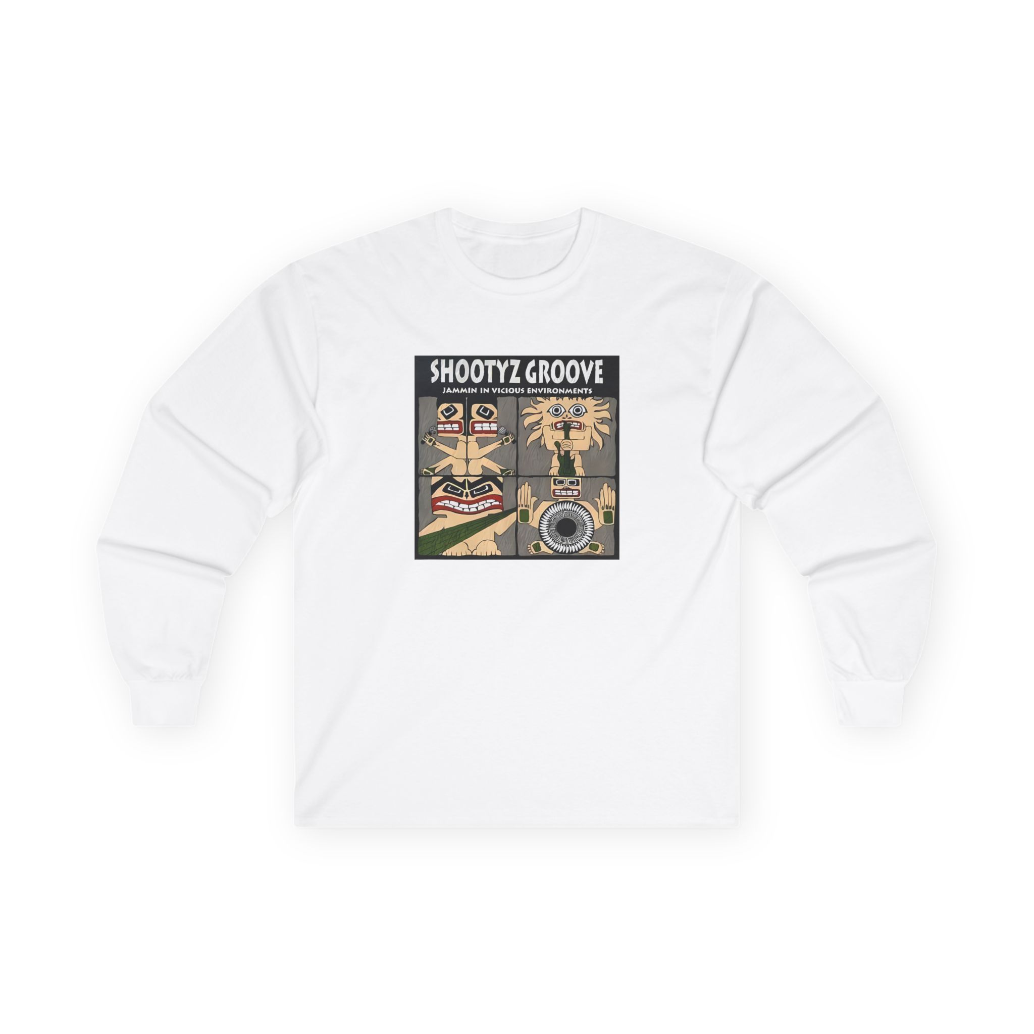 Shootyz Groove Jammin in Vicious Environments Album Cover Unisex Ultra Cotton Long Sleeve Tee