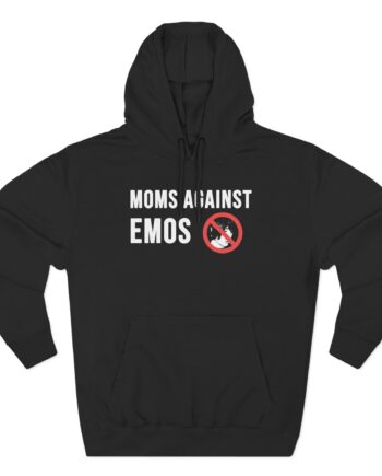 Jake & Johnnie Moms Against Emos Three-Panel Fleece Hoodie