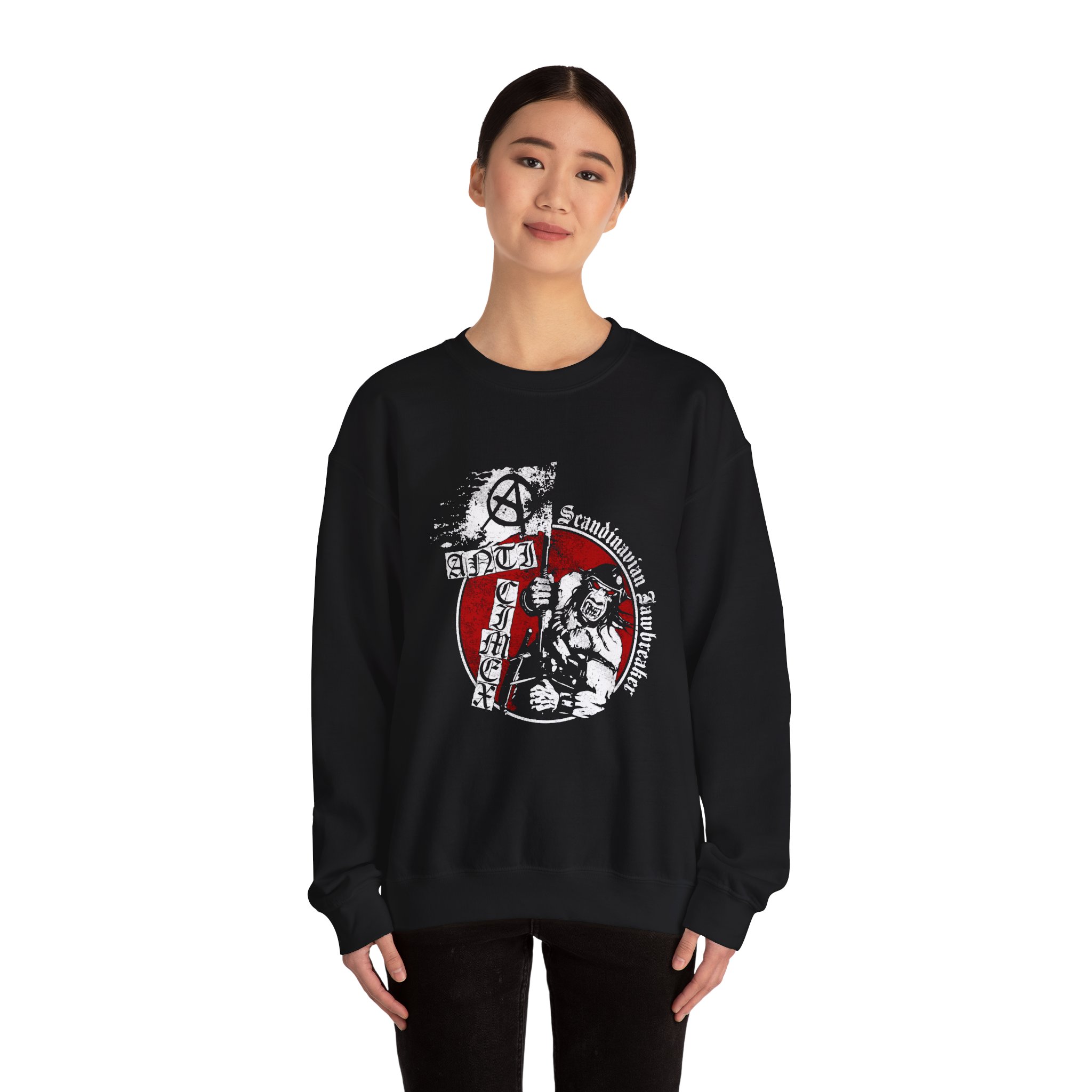 Anti Cimex Red Orch Unisex Heavy Blend Crewneck Sweatshirt