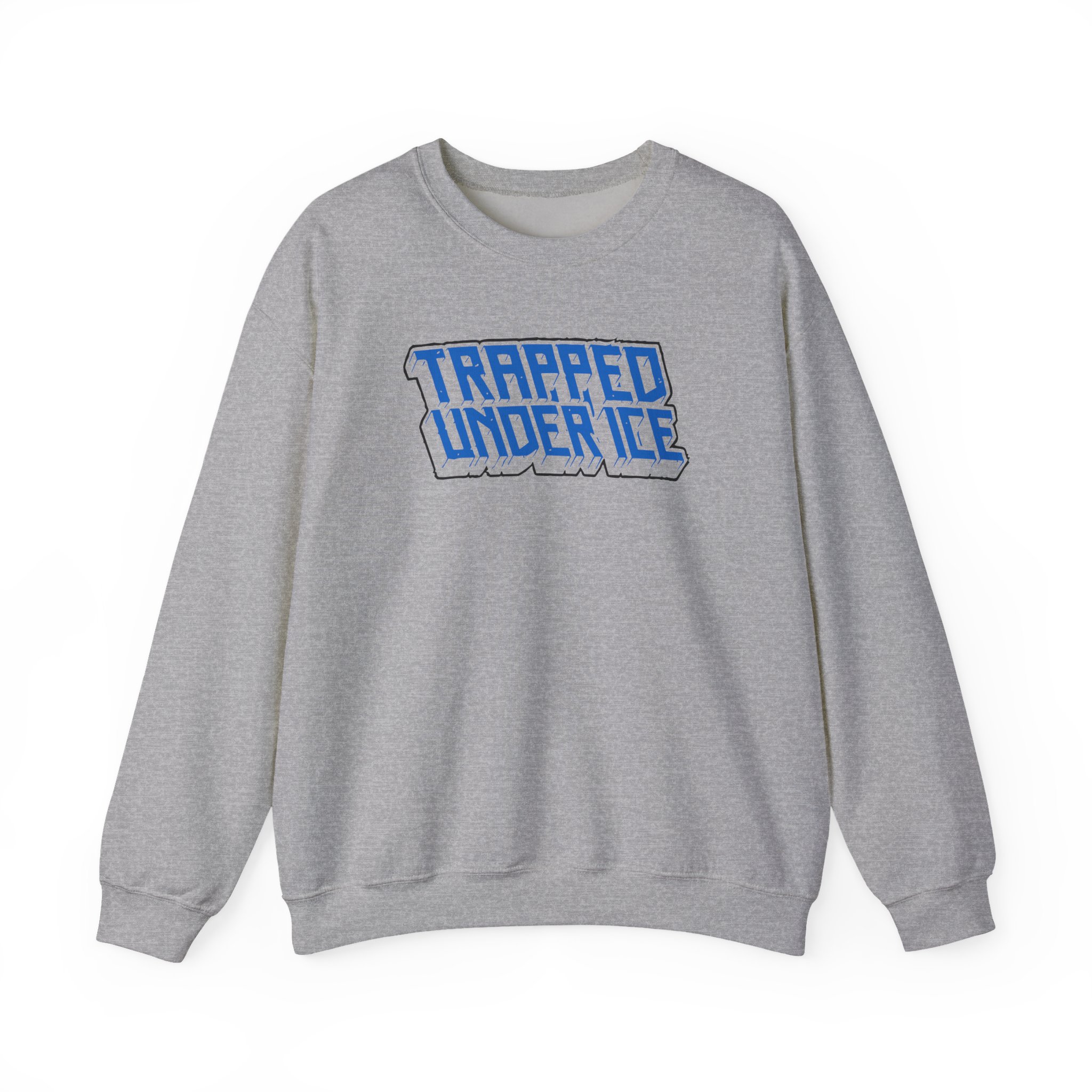 Trapped Under Ice Stacked 3d Logo Unisex Heavy Blend Crewneck Sweatshirt