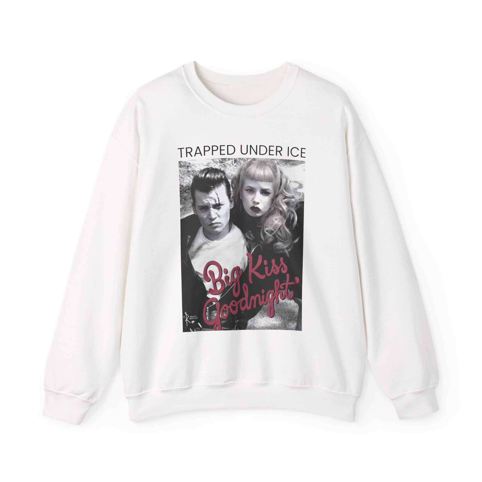 Trapped Under Ice Big Kiss Goodnight Unisex Heavy Blend Crewneck Sweatshirt