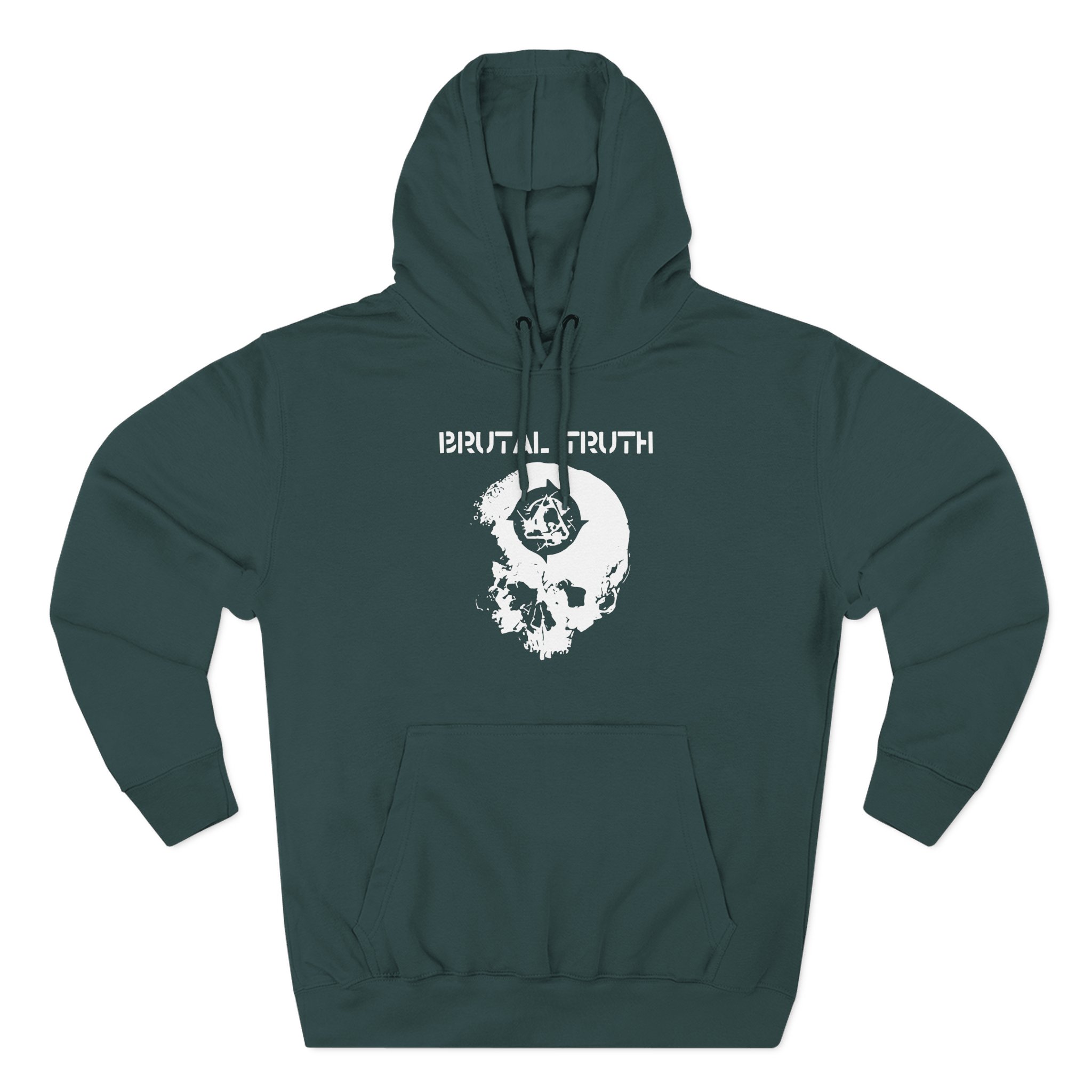 Brutal Truth Distort Destroy Noise Evolve Three-Panel Fleece Hoodie