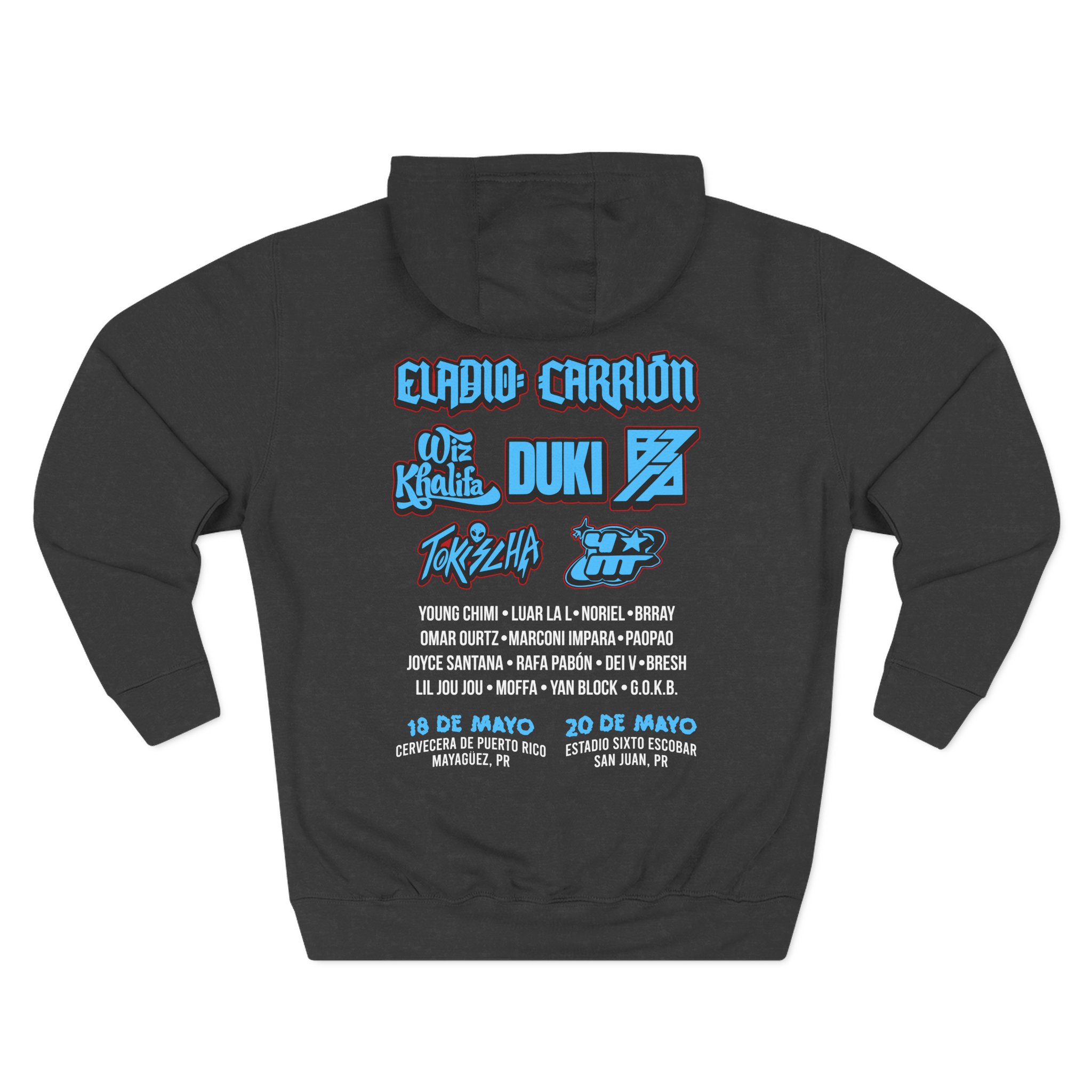 Eladio Carrion Sauce Boyz Fes Three-Panel Fleece Hoodie