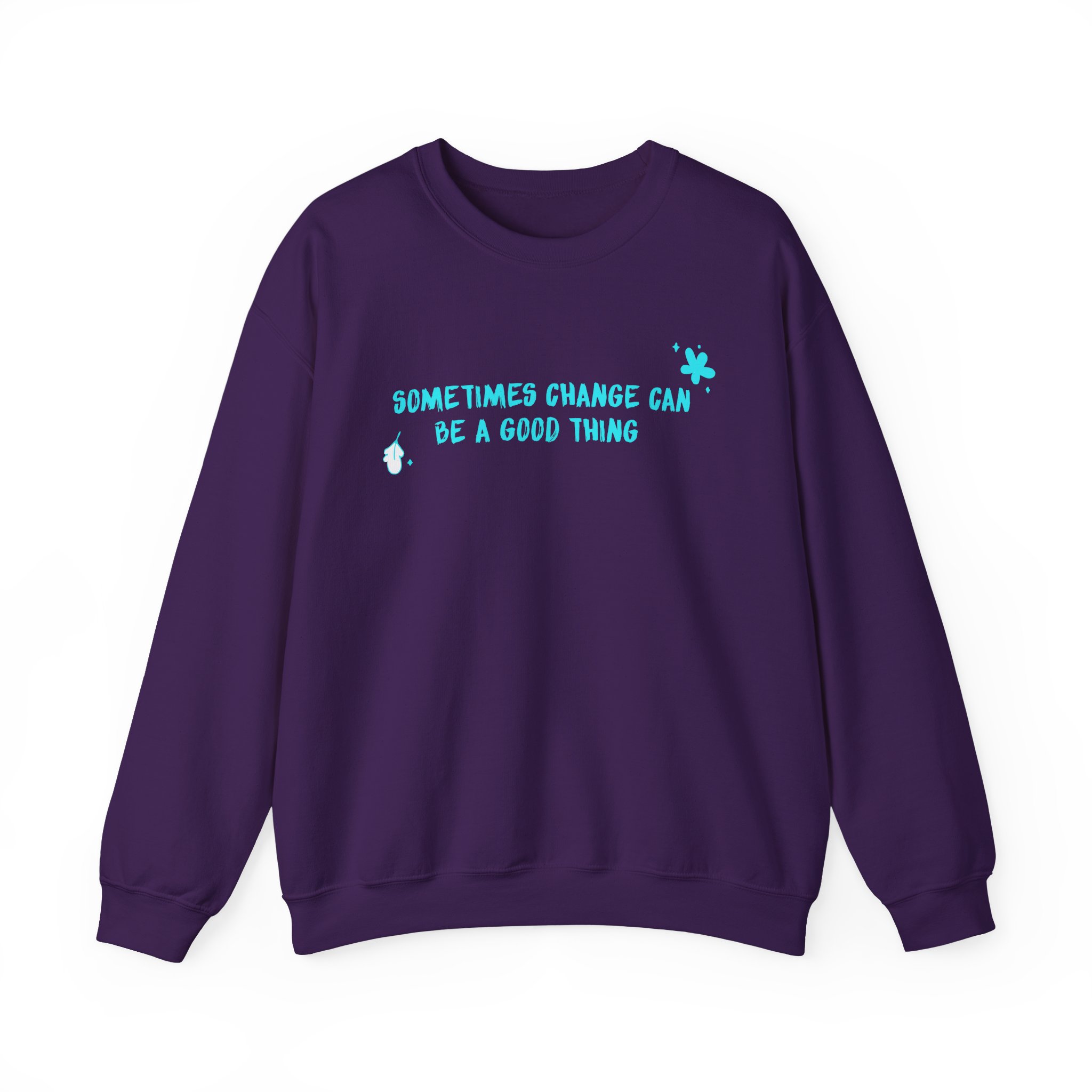Heartstopper Sometimes Change Can Be a Good Thing Unisex Heavy Blendâ„¢ Crewneck Sweatshirt