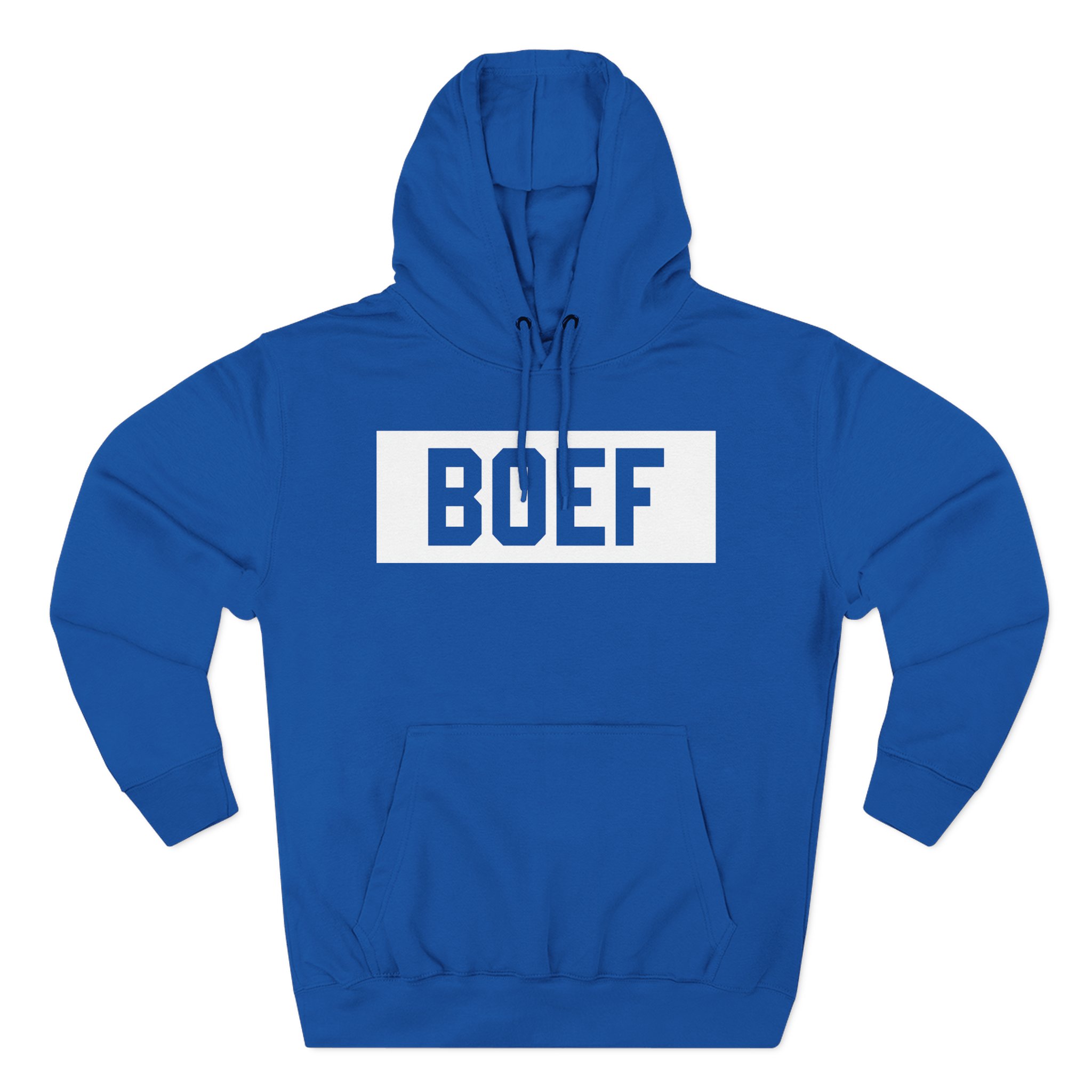 Boef Three-Panel Fleece Hoodie