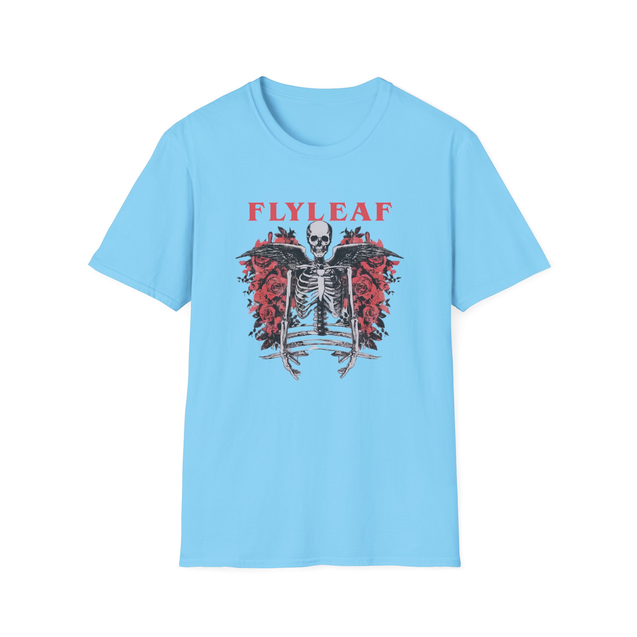 Flyleaf Skeleton Angel Unisex Softstyle T-Shirt