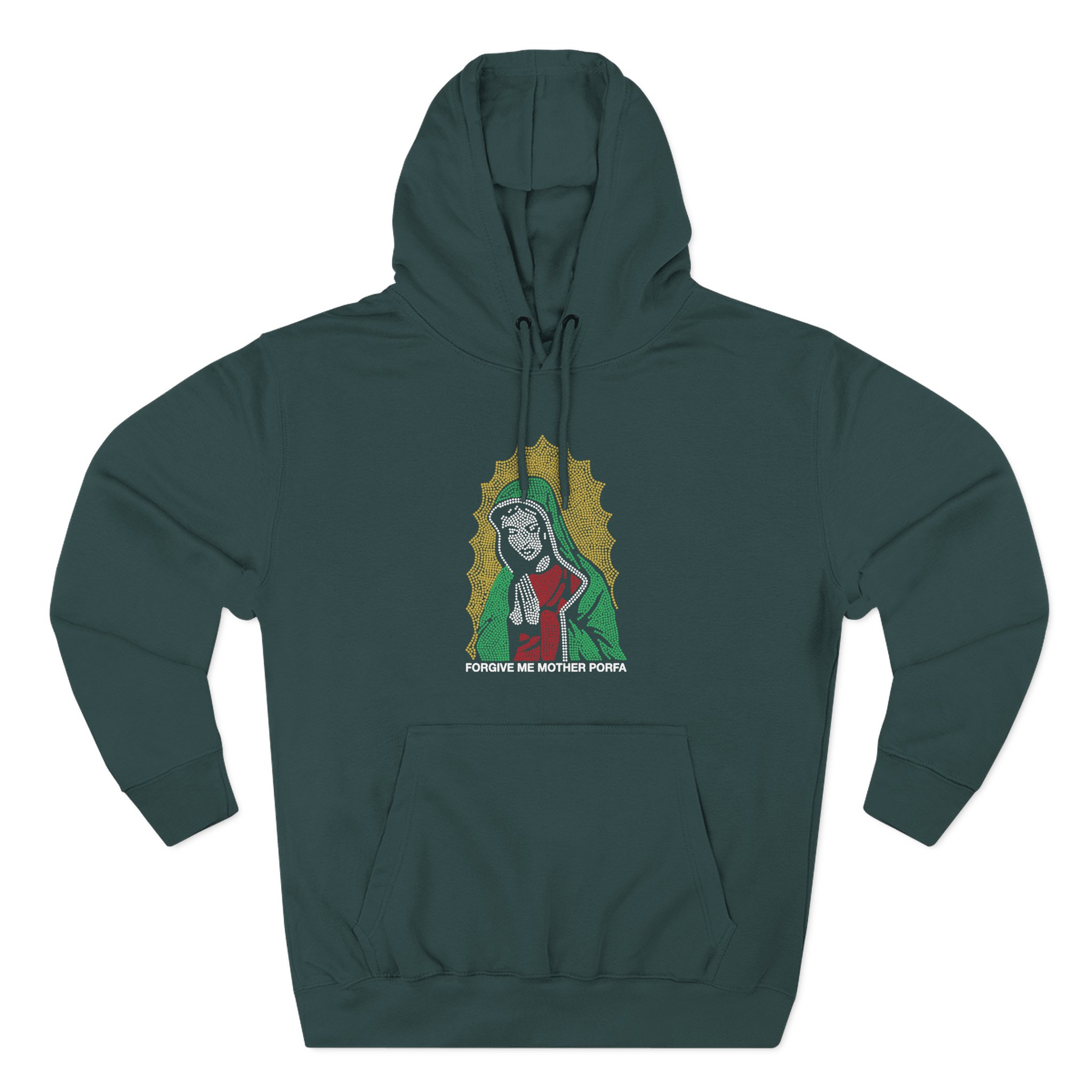Porfa Forgive Me Mother Three-Panel Fleece Hoodie