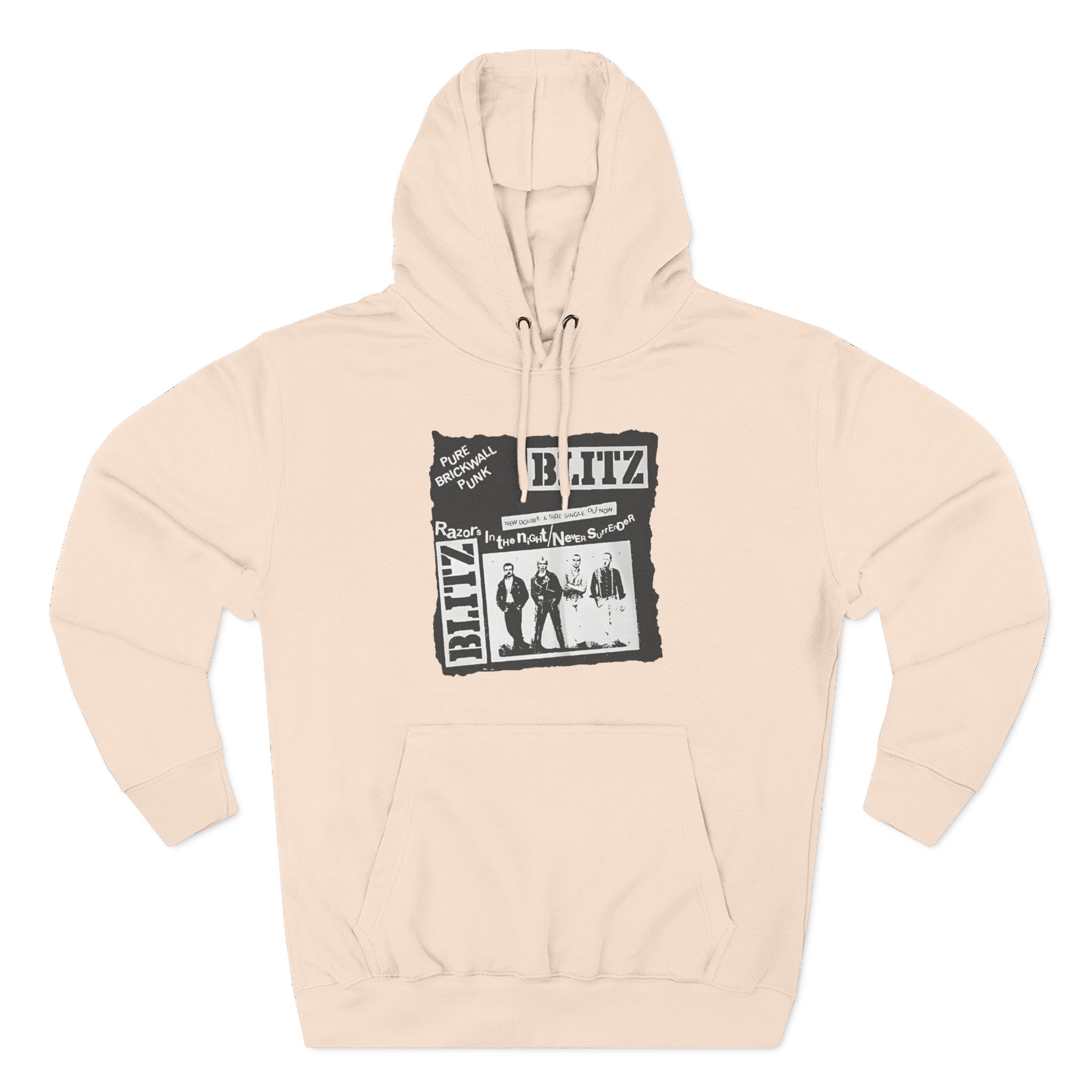Blitz Pure Brick Wall Three-Panel Fleece Hoodie