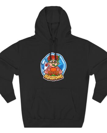 Burger Pommes Three-Panel Fleece Hoodie