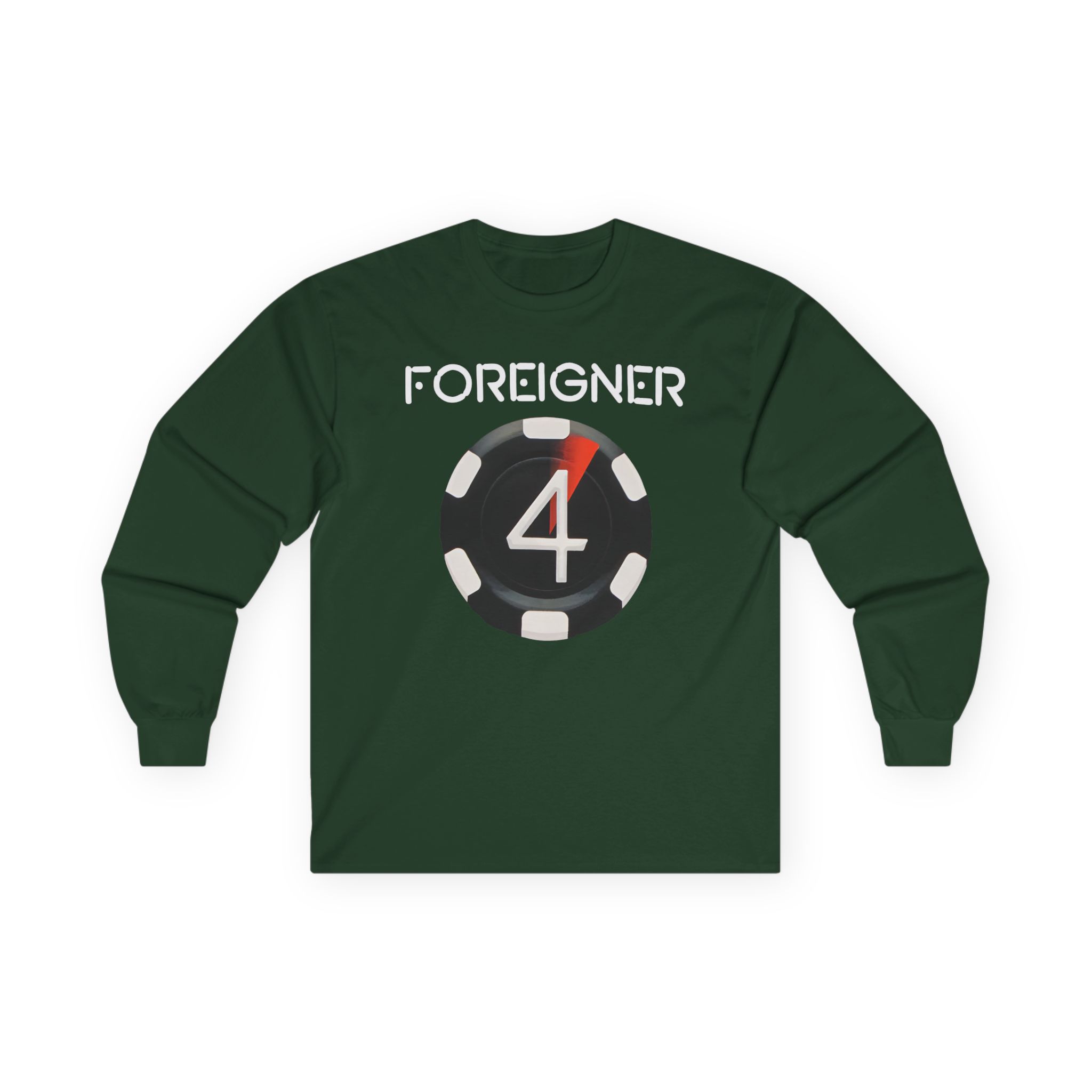 Foreigner 4 Poker Chip Unisex Ultra Cotton Long Sleeve Tee
