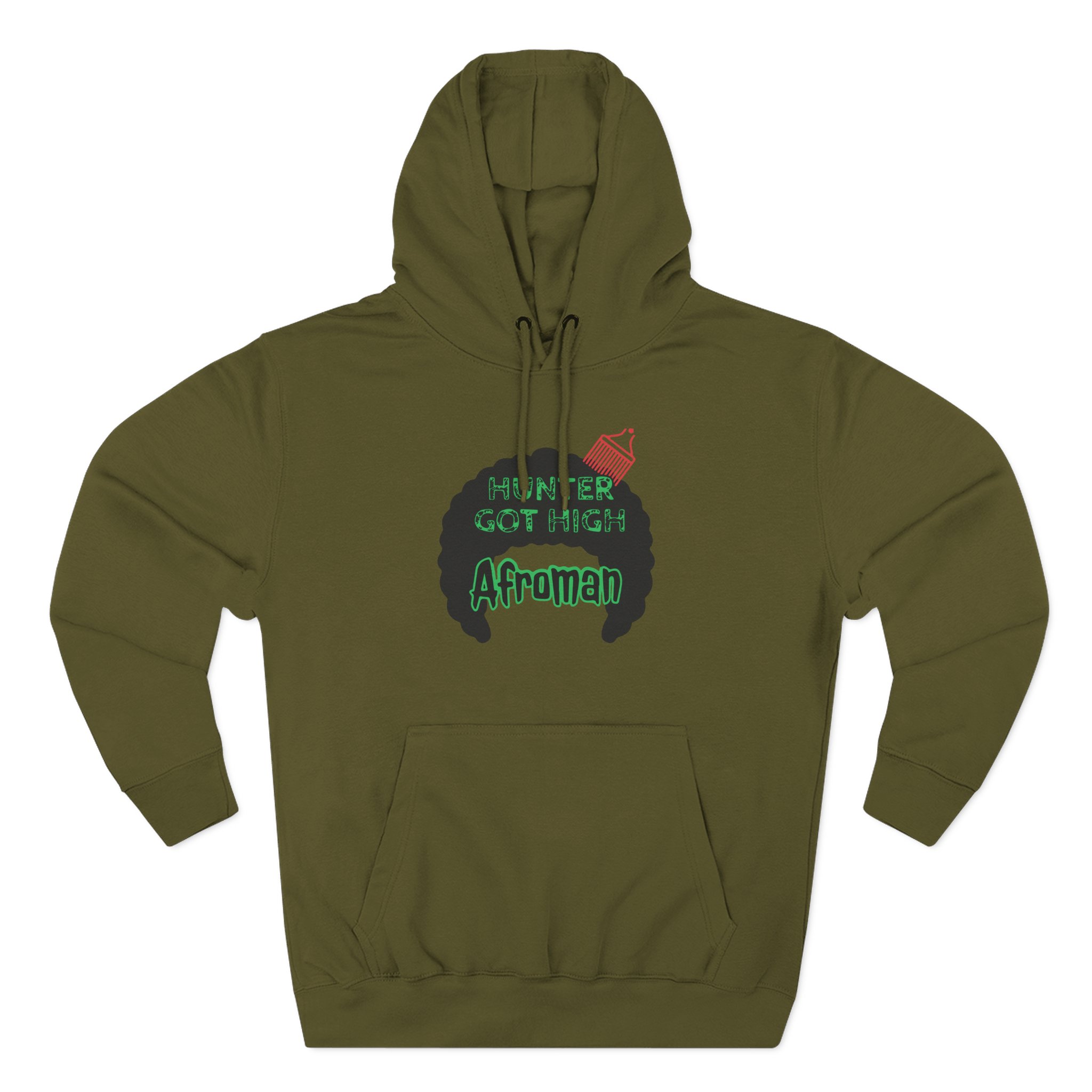 Afroman Hunter Got High Three-Panel Fleece Hoodie