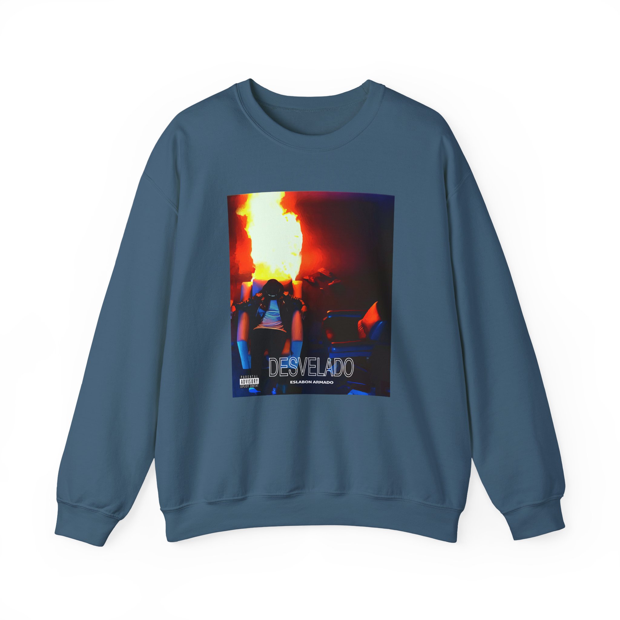 Eslabon Armado Desvelado Album Unisex Heavy Blendâ„¢ Crewneck Sweatshirt