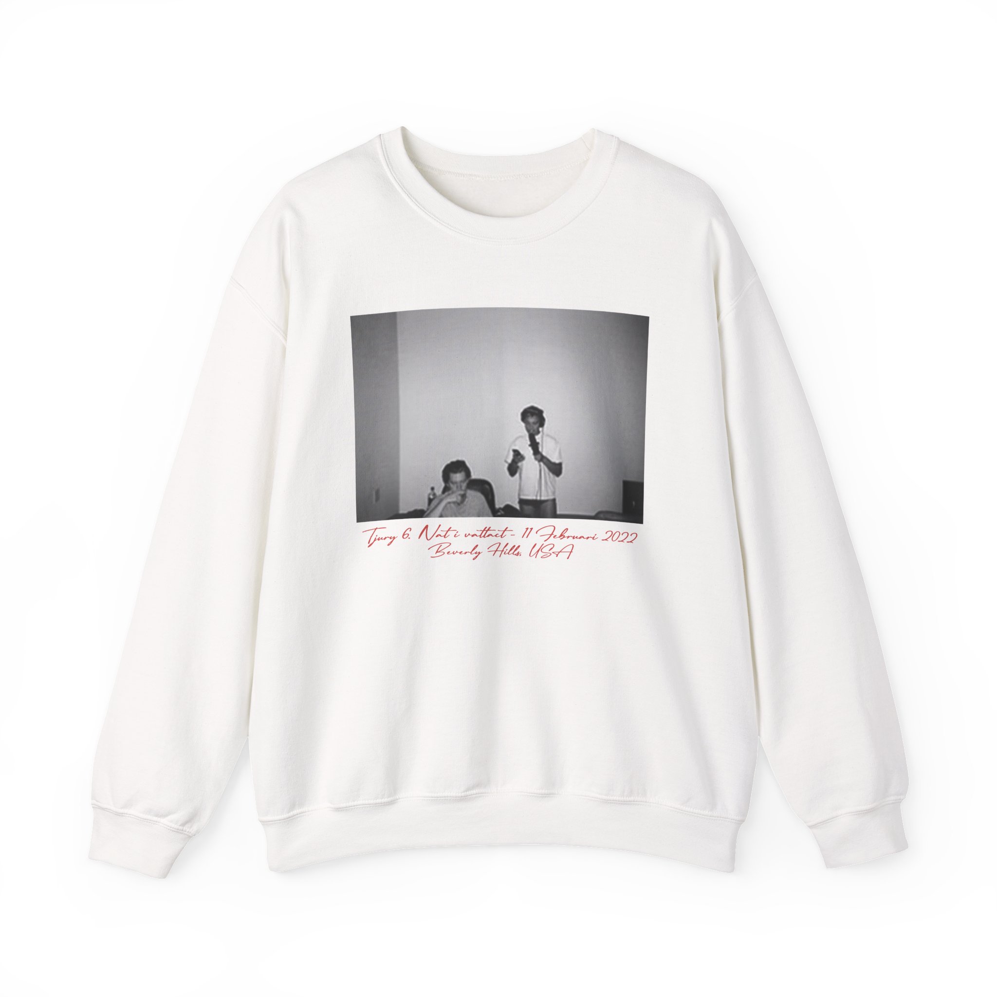 Hov1 11 Februari Vit Unisex Heavy Blendâ„¢ Crewneck Sweatshirt