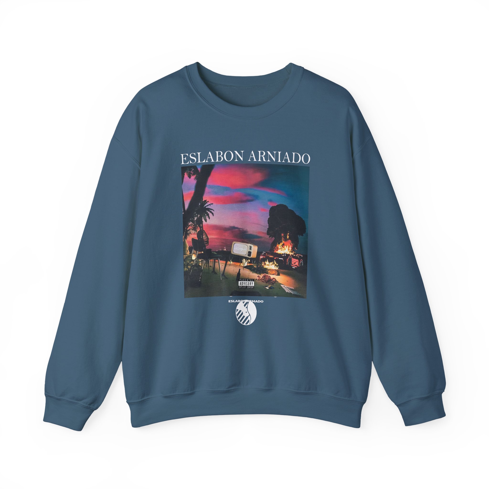Eslabon Armado Nostalgia Album Unisex Heavy Blendâ„¢ Crewneck Sweatshirt