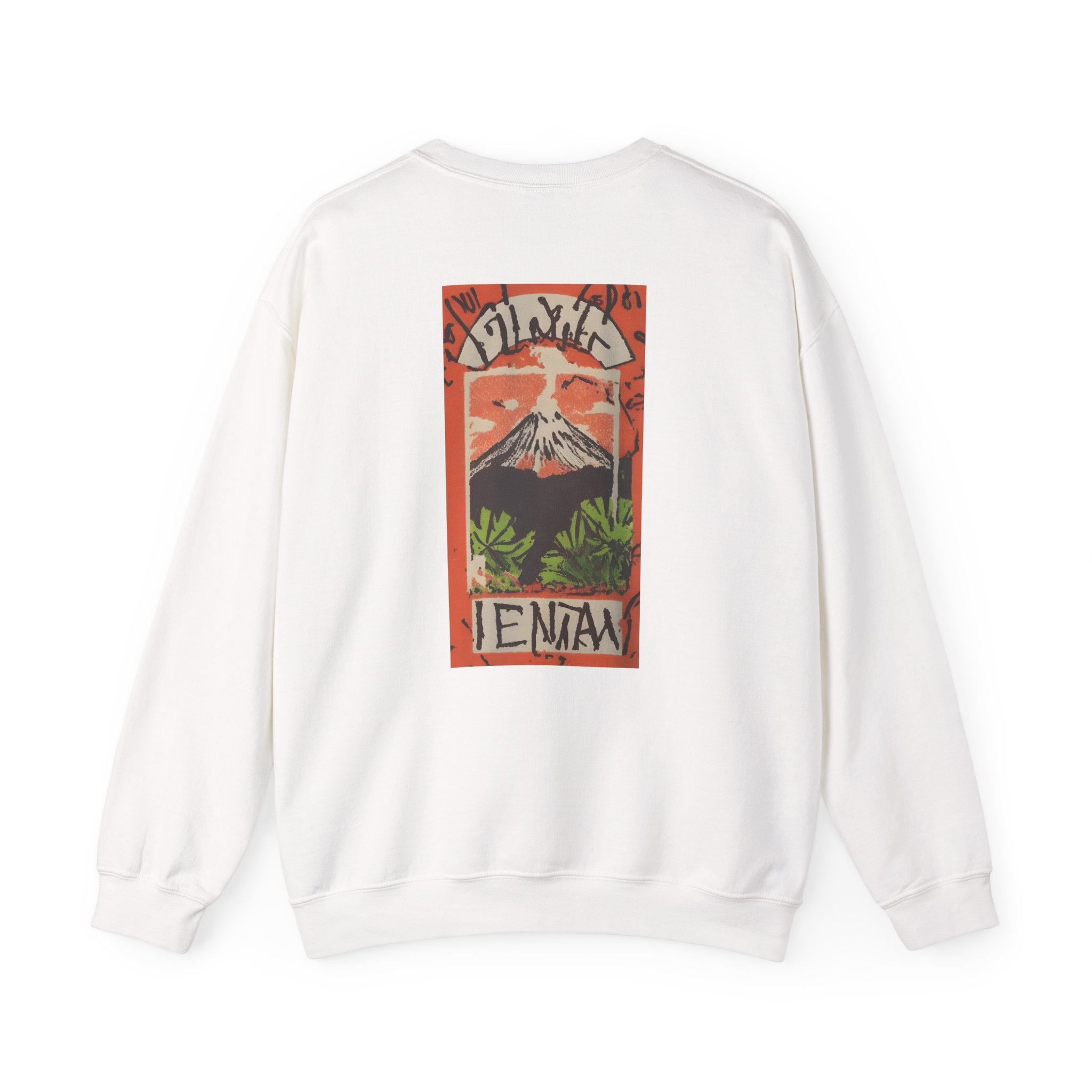 Jungle Volcano Art Unisex Heavy Blendâ„¢ Crewneck Sweatshirt
