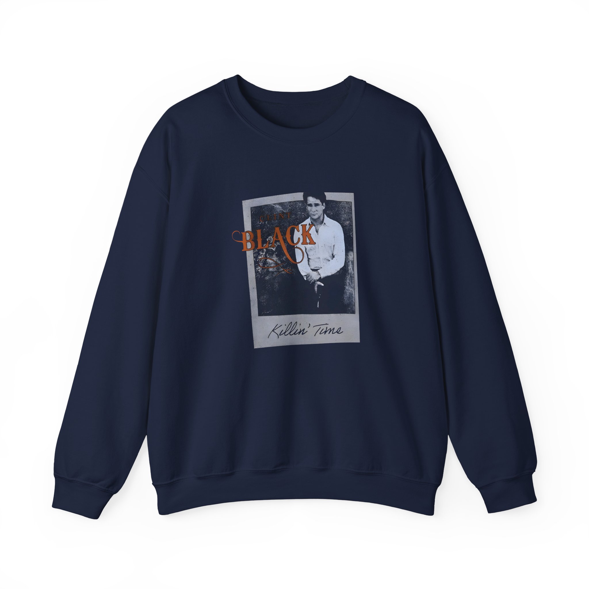 Clint Black Polaroid Photo Unisex Heavy Blendâ„¢ Crewneck Sweatshirt